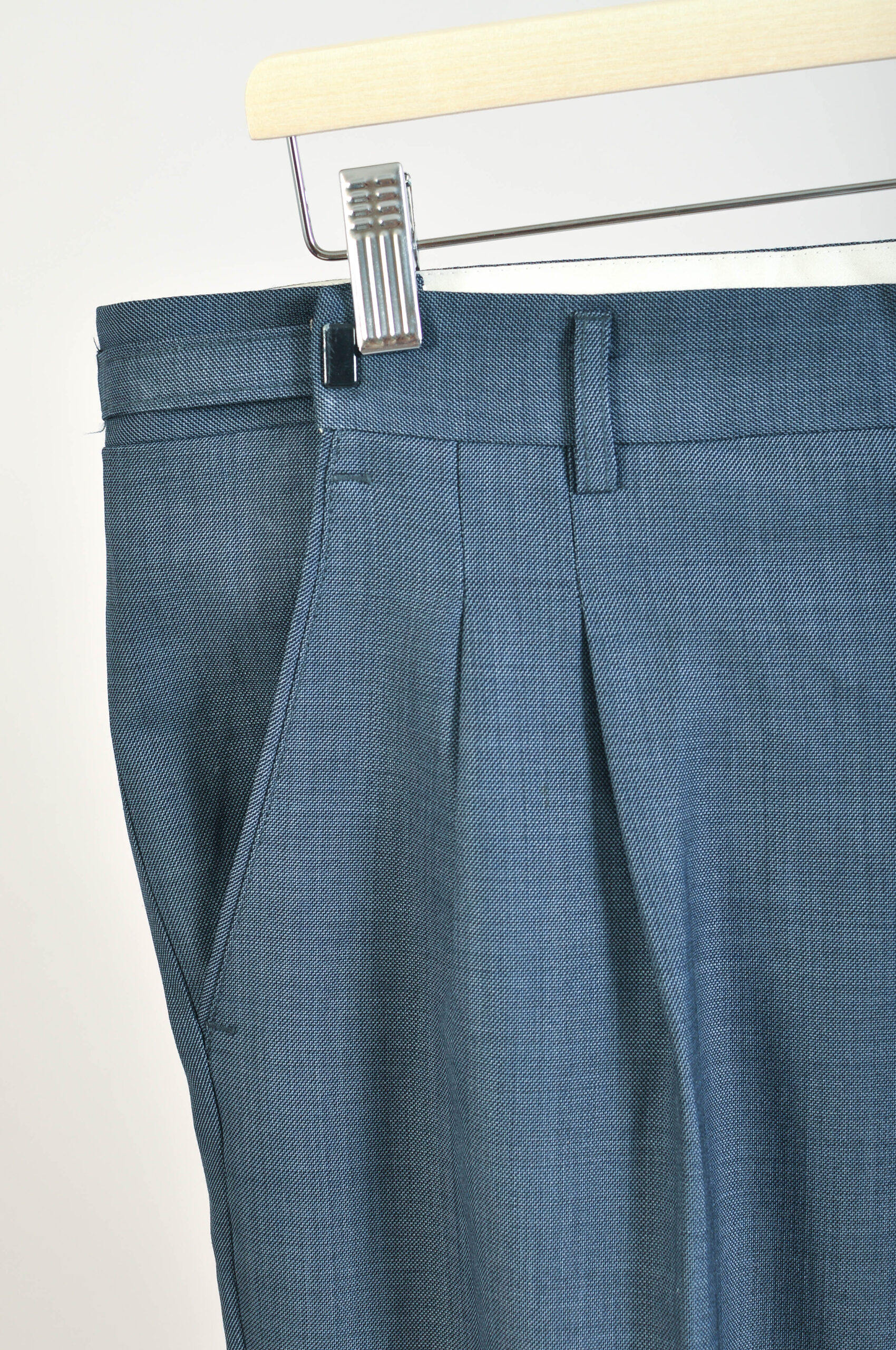 Vintage 00s Blue Suit | Baromon | XL Fit | Classic Two-Piece - Image 9