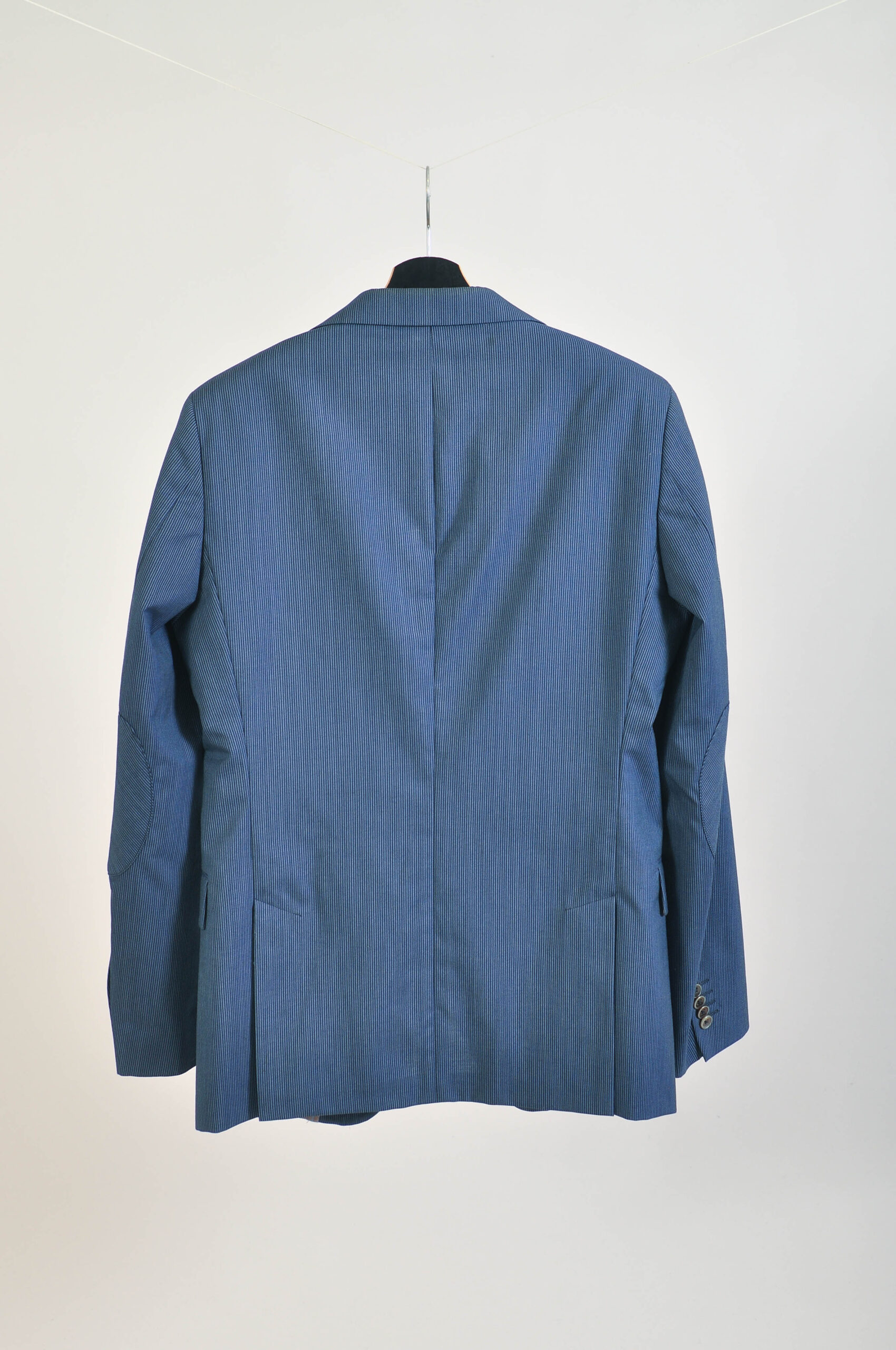 Vintage 00s Tommy Hilfiger Striped Blue Blazer | Fits L - Image 5
