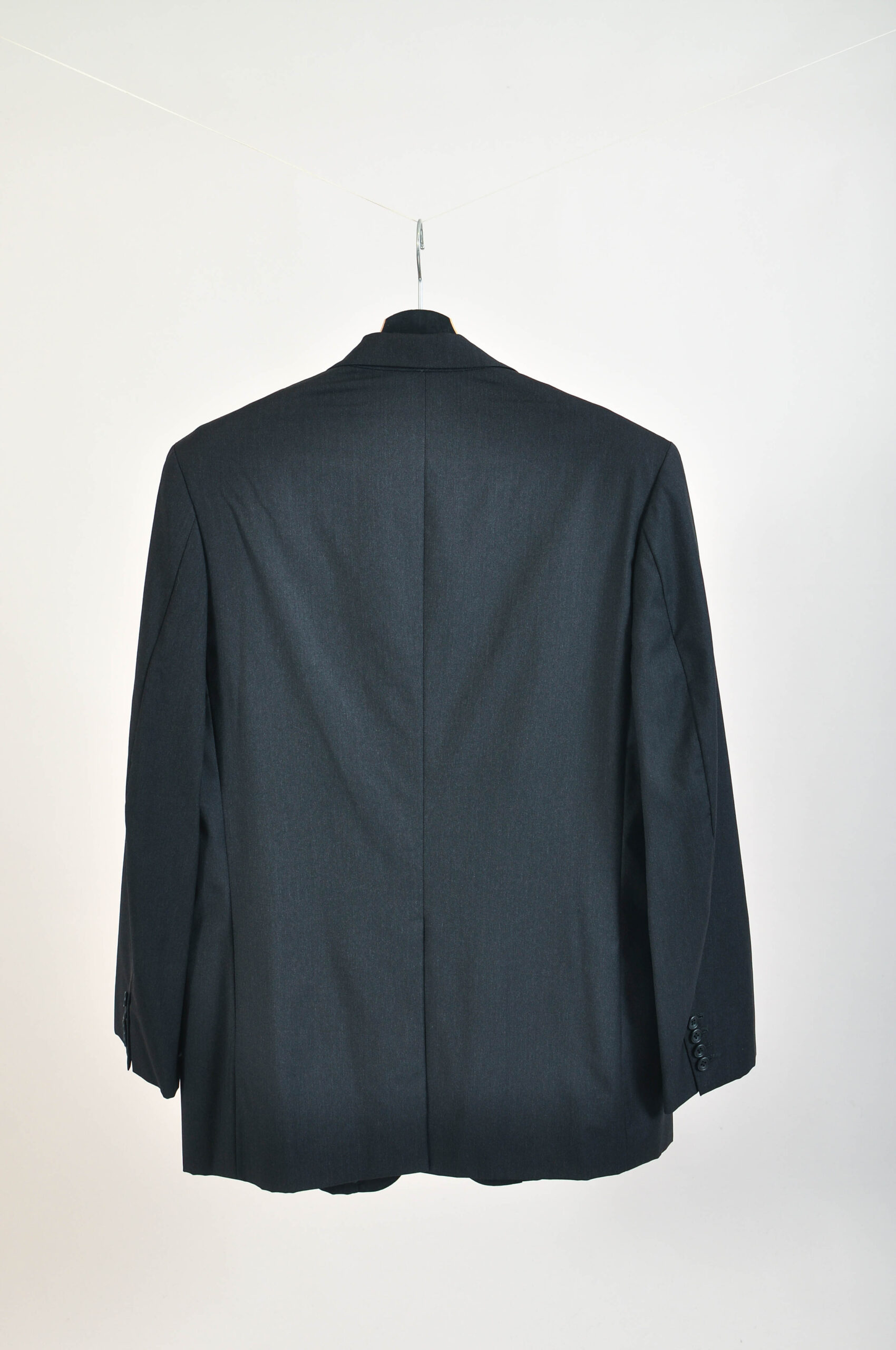 intage 00s Dark Grey Suit Kawa Tailors – L Fit – - Image 6