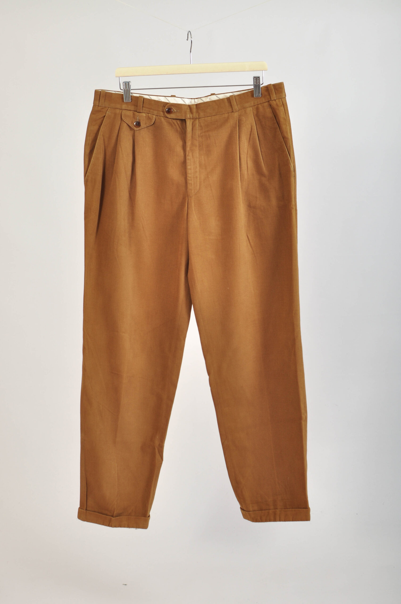 Vintage 90s Brown Trousers – XL Fit – C&A