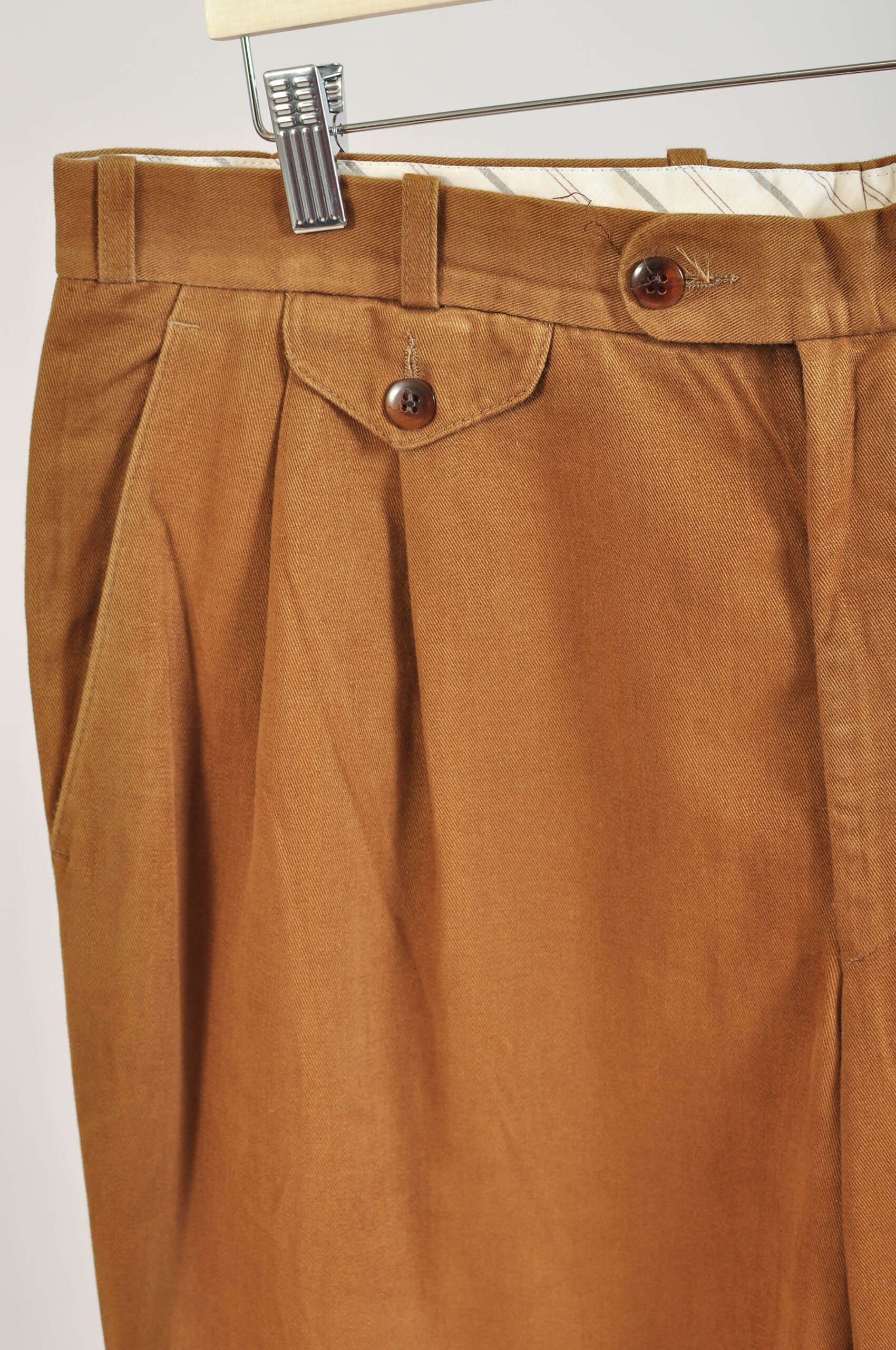 Vintage 90s Brown Trousers – XL Fit – C&A - Image 3