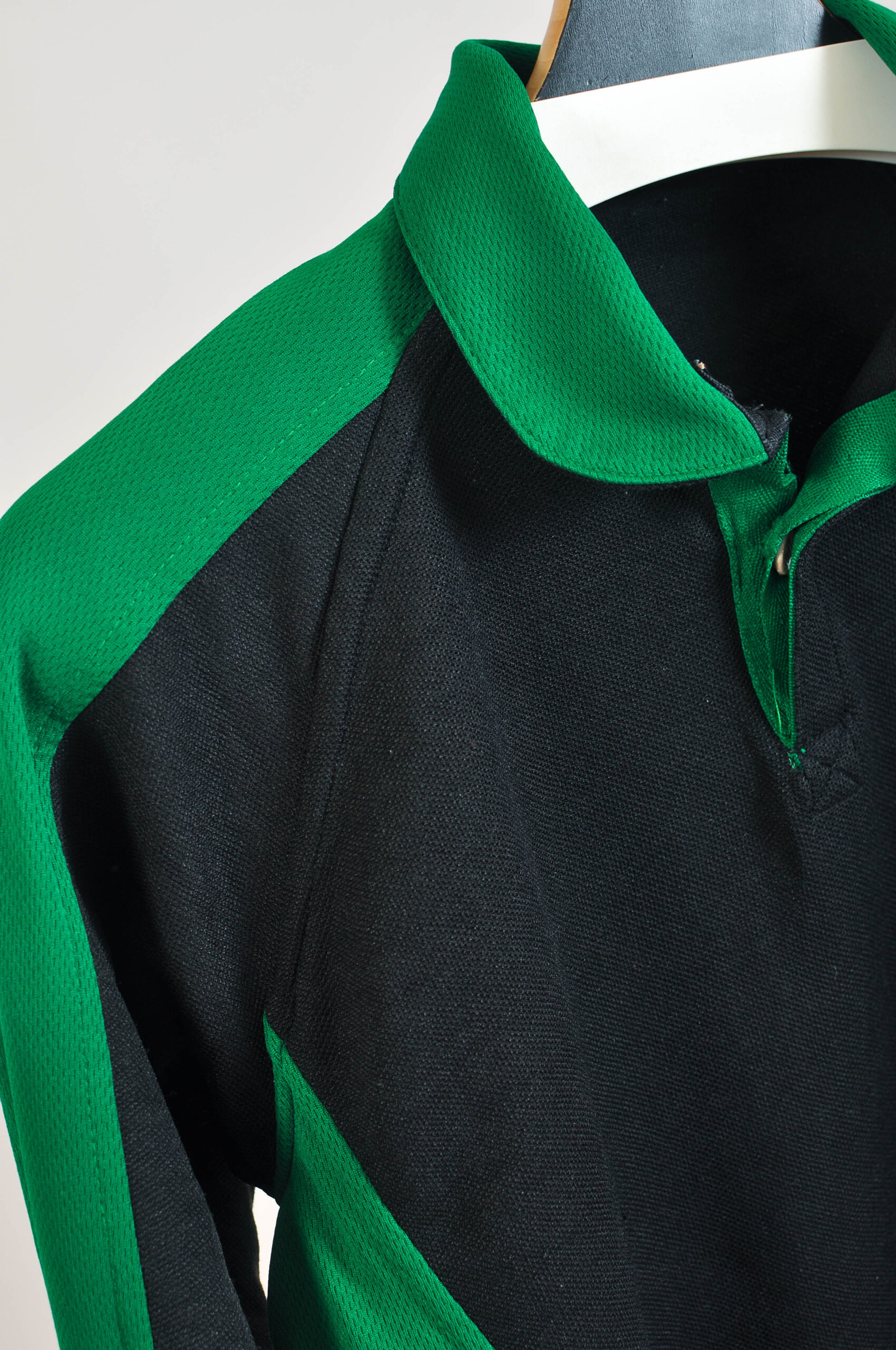 Vintage 90s Long Sleeve Polo Shirt | M Fit | Casual Top - Image 3