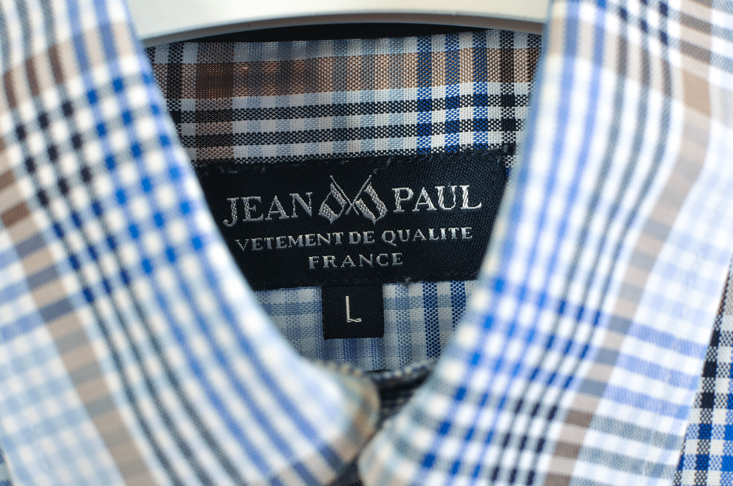 Vintage 00s Checkered Shirt by Jean Paul | Size L - Image 5