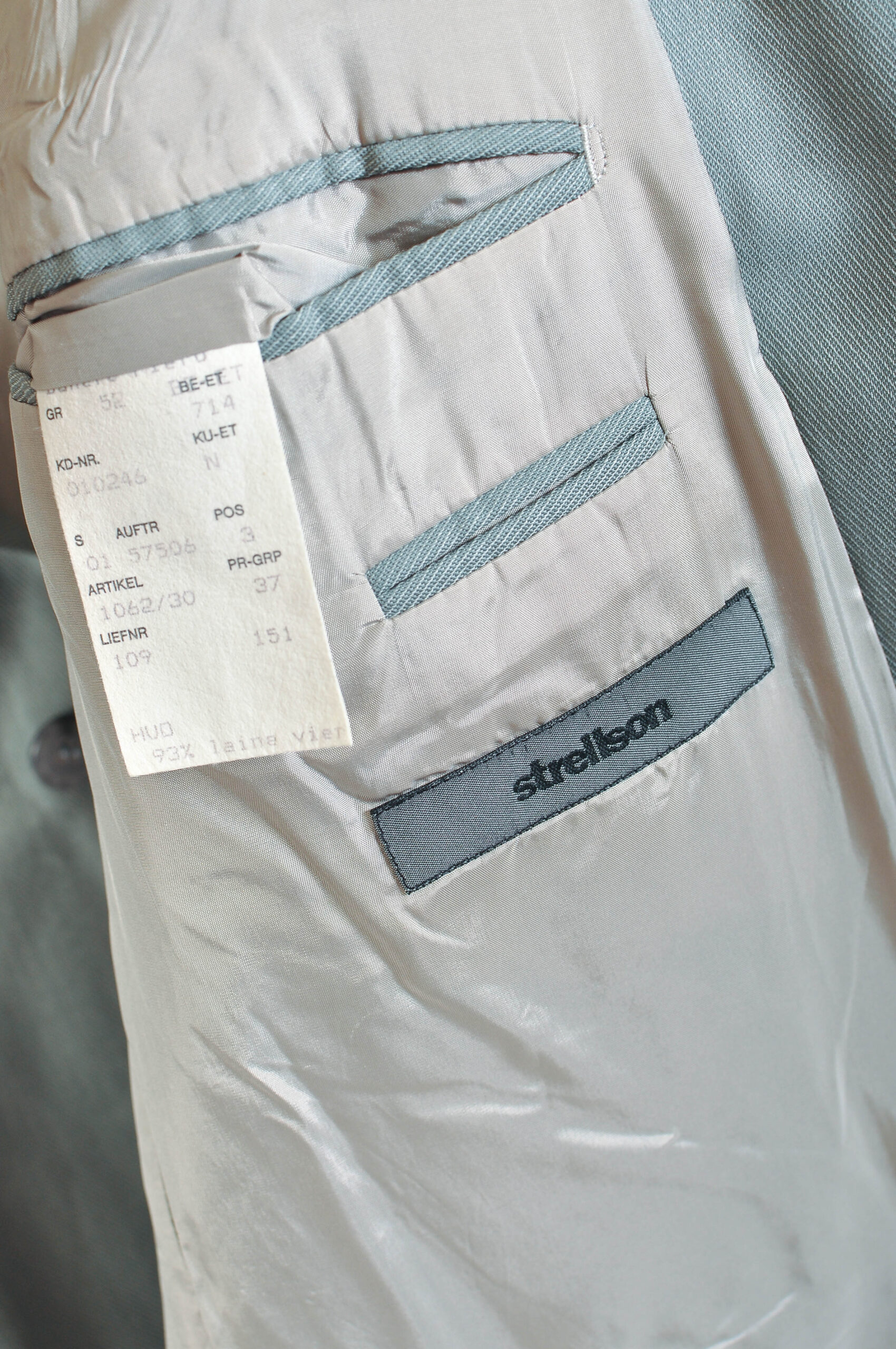 Vintage 00s Strellson Grey Blazer Jacket | Size 52 (XL) - Image 5