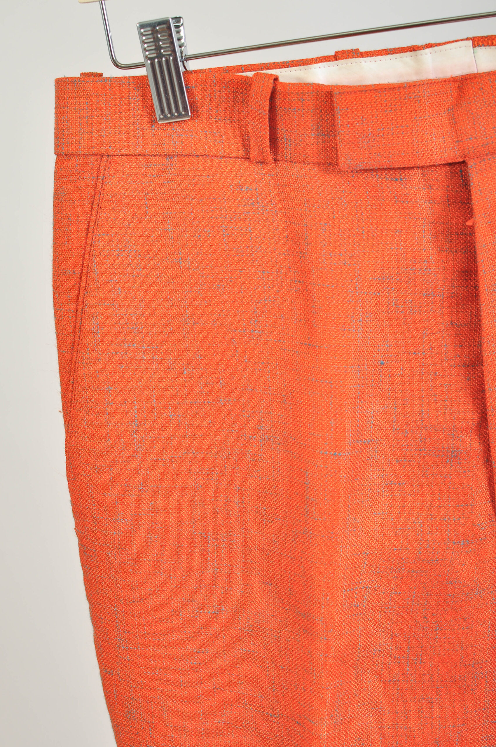 Vintage 00s Orange Classic Trousers – M Fit - Image 3