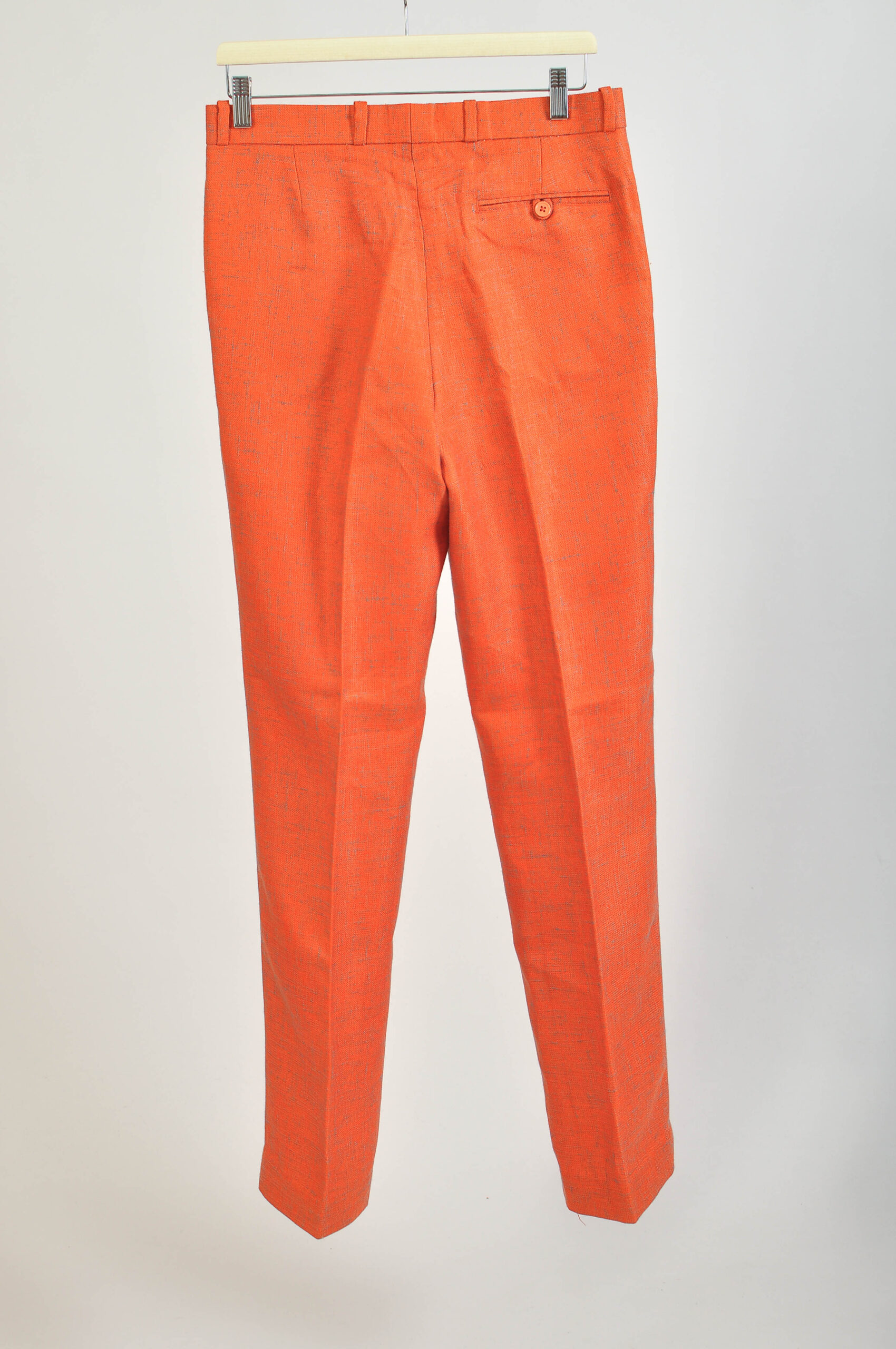 Vintage 00s Orange Classic Trousers – M Fit - Image 4