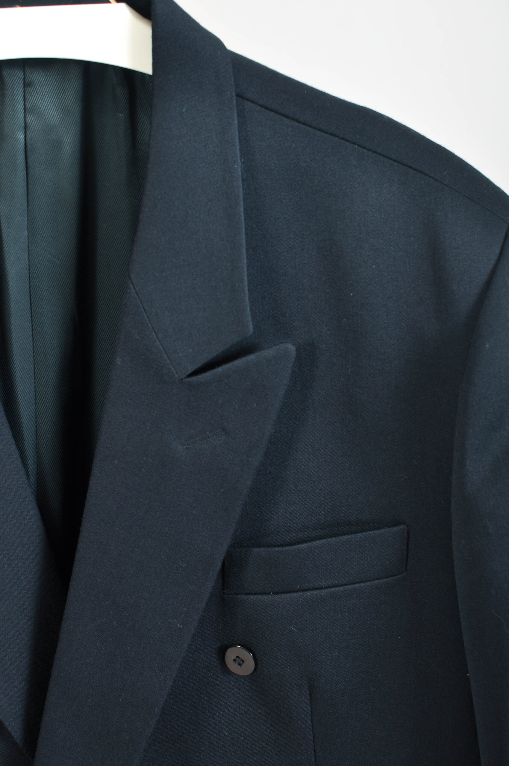 Vintage 90s Double Breasted Blazer Jacket | Size 56 (XL–XXL) - Image 3