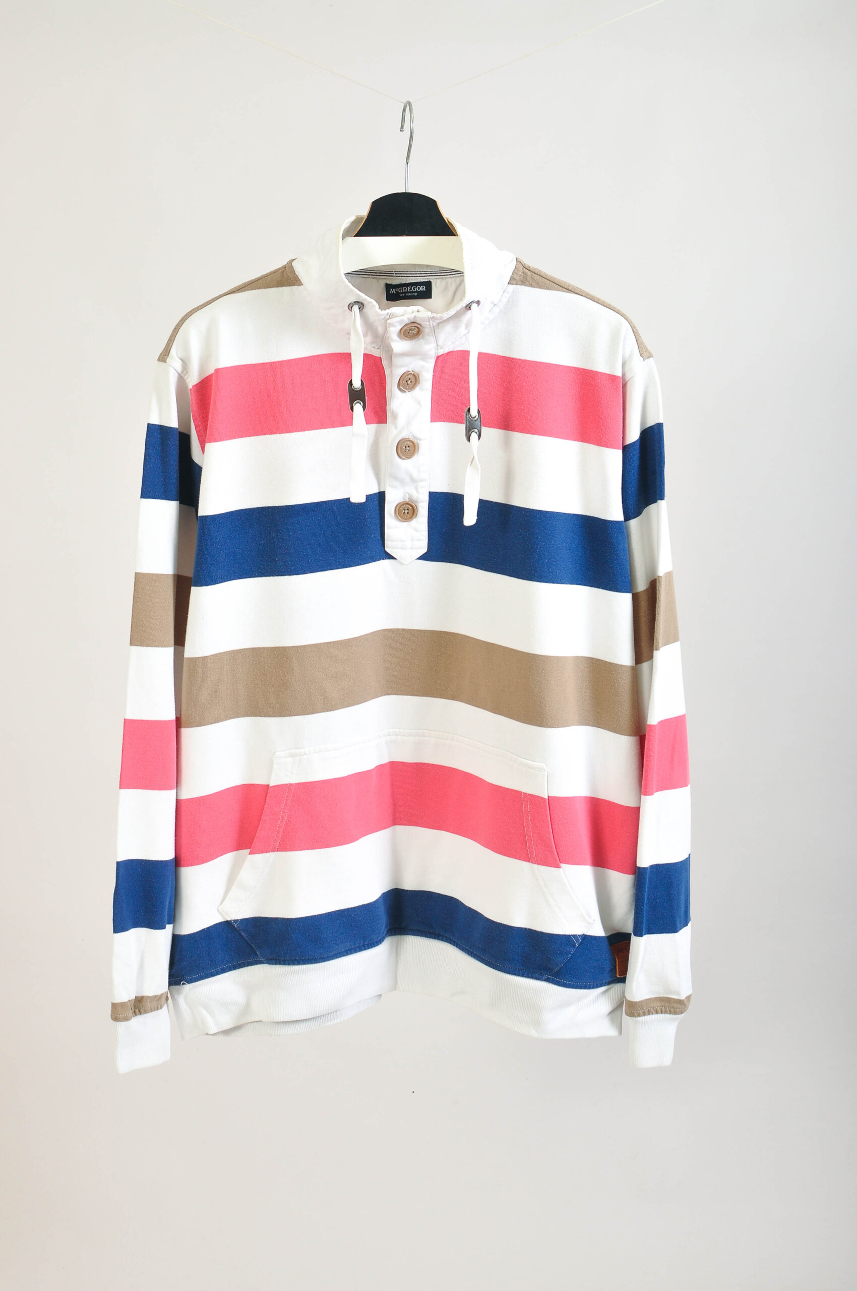Vintage 90s McGregor Striped Sweatshirt | XXL