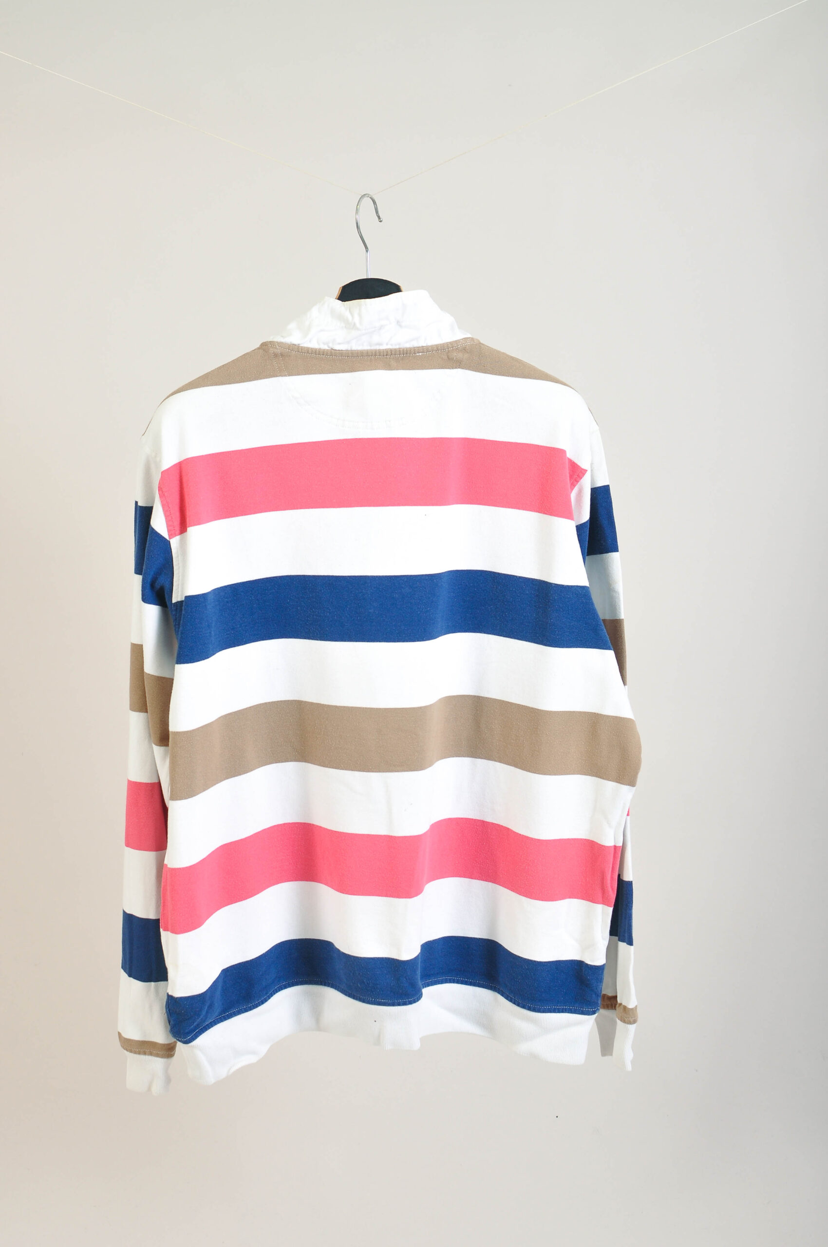 Vintage 90s McGregor Striped Sweatshirt | XXL - Image 4