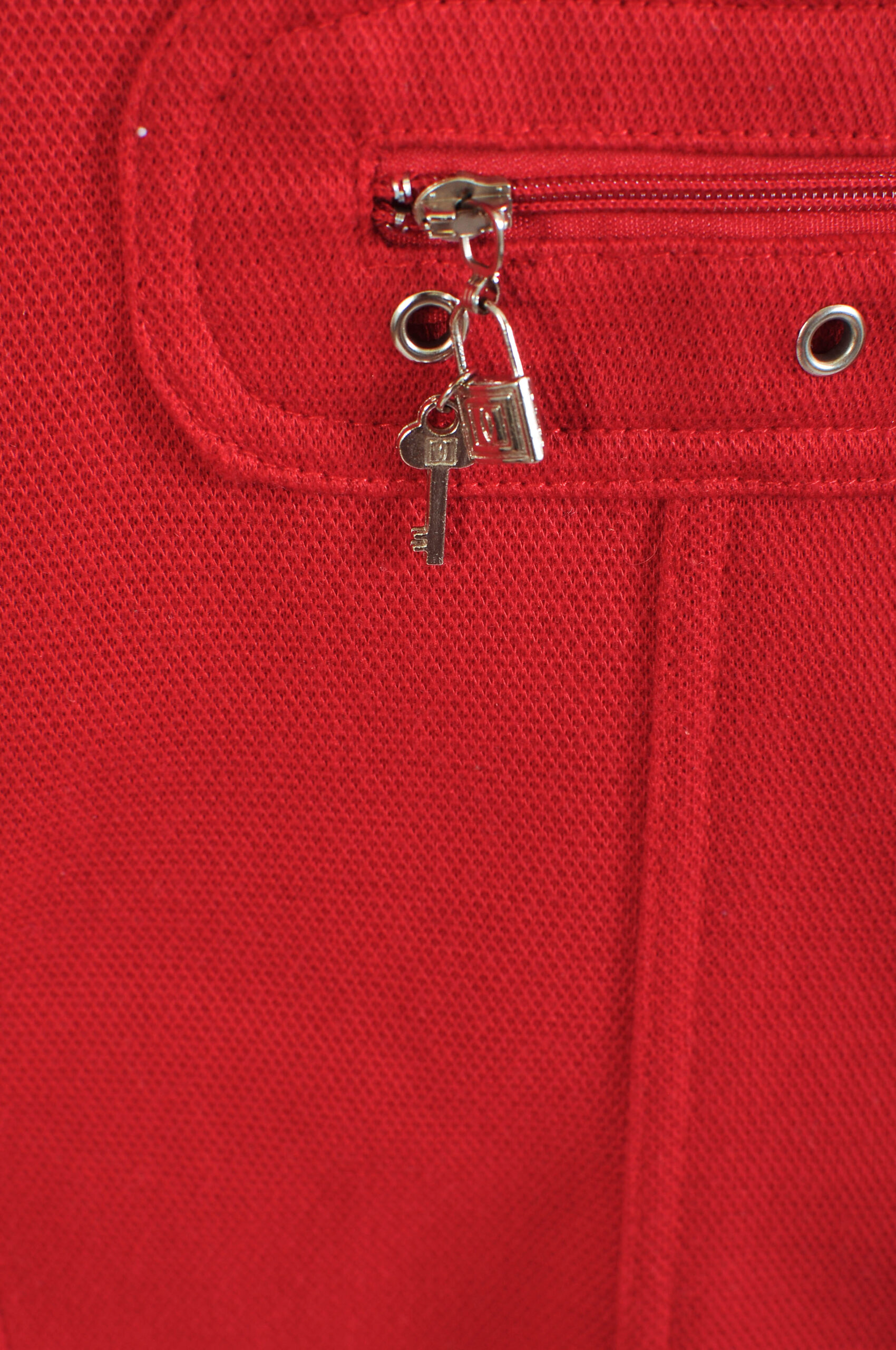 Vintage Y2K Red Zip-Up Sweatshirt | M - Image 4