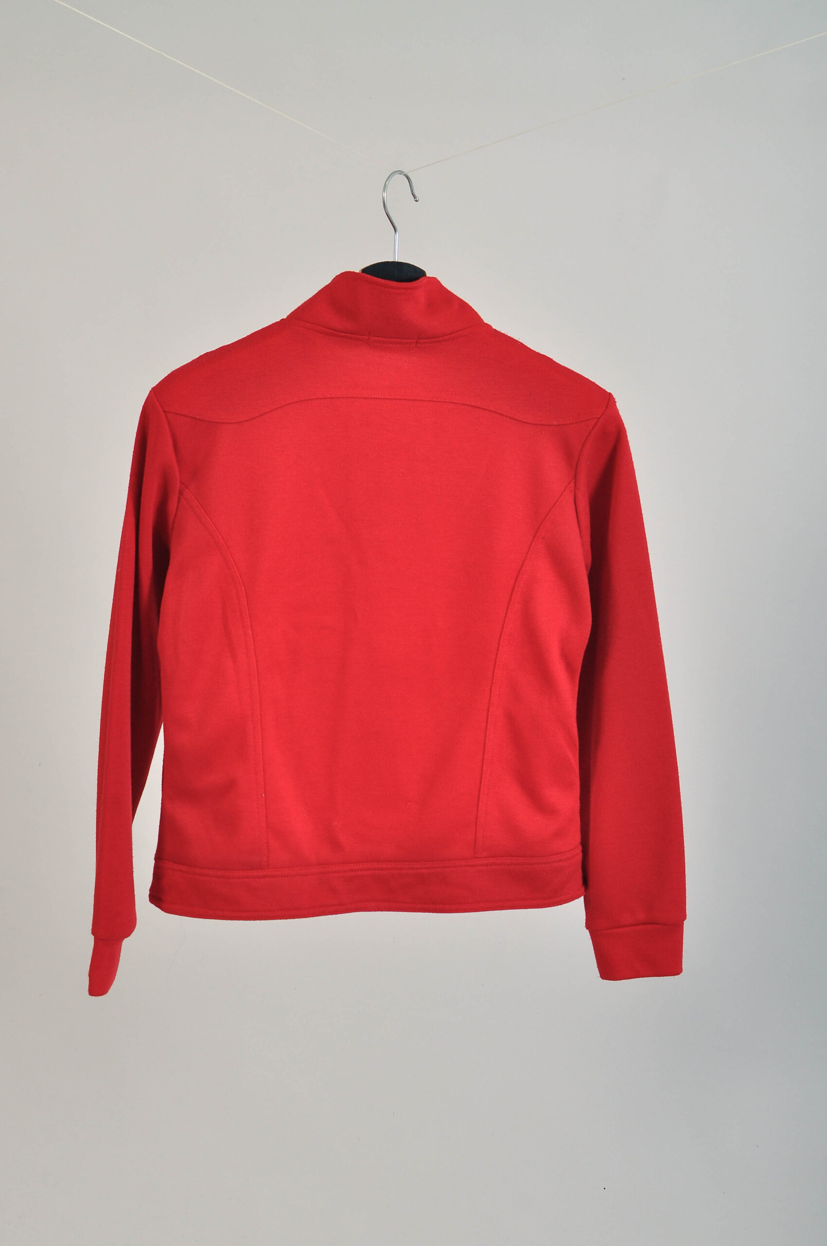 Vintage Y2K Red Zip-Up Sweatshirt | M - Image 5