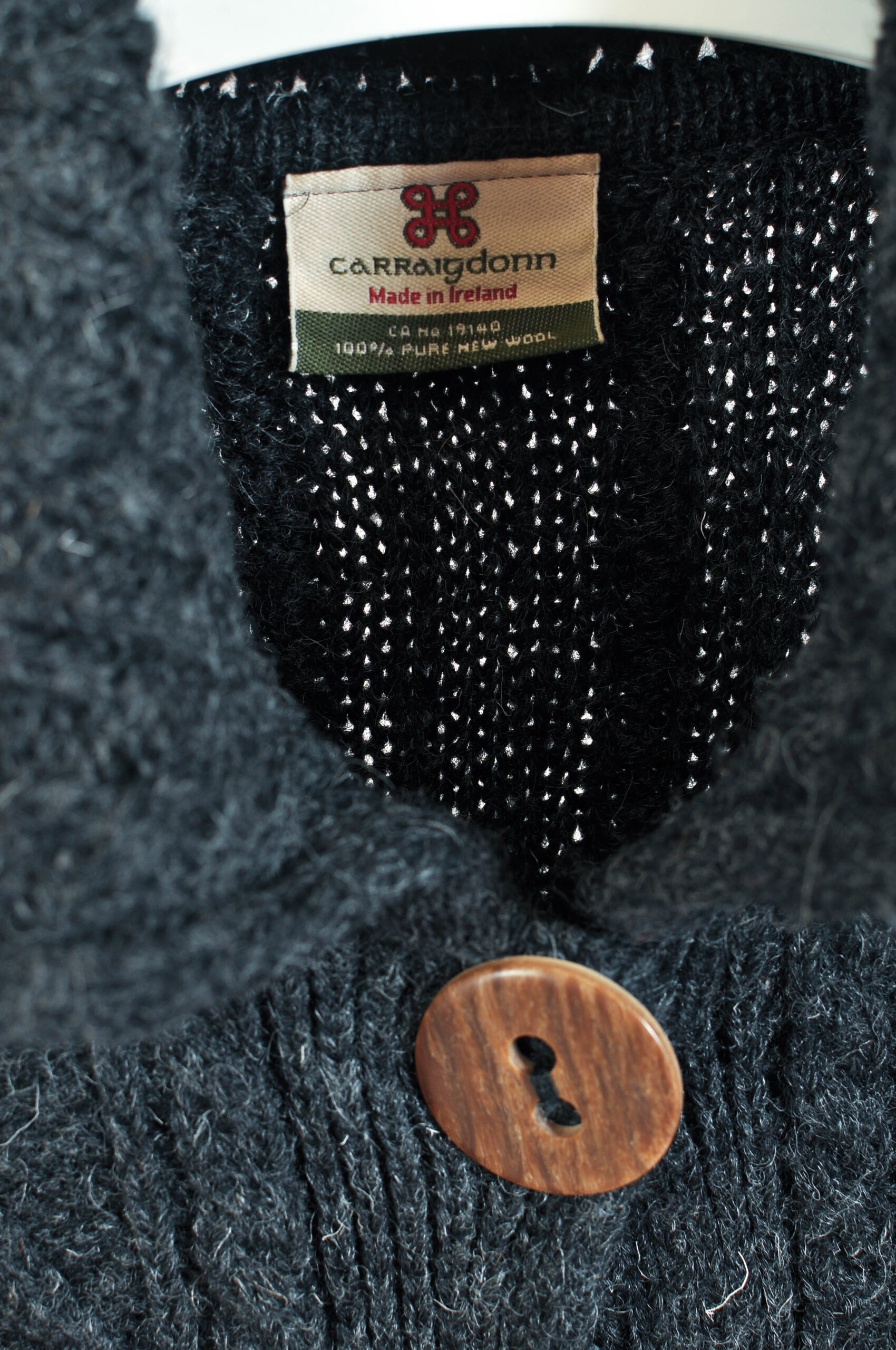 Vintage Y2K Grey Wool Cardigan | XS/S | Carriagdonn - Image 4