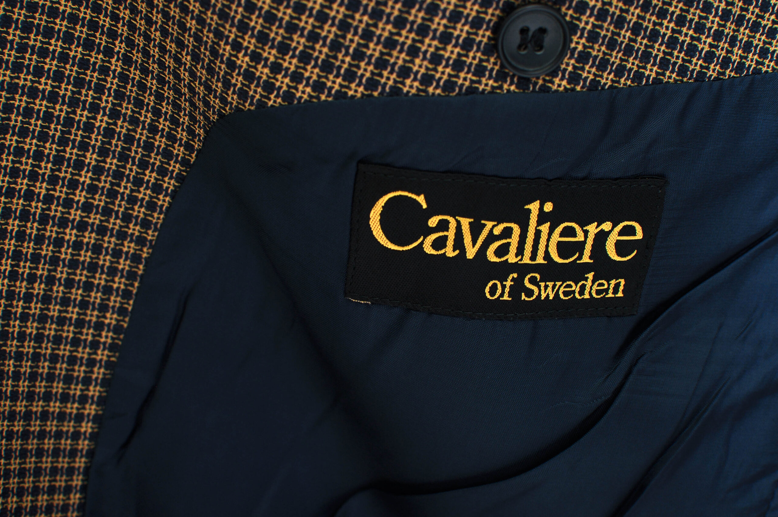 Vintage 90s Cavaliere of Sweden Check Blazer | XL | IRMEN Wool Fabric - Image 4