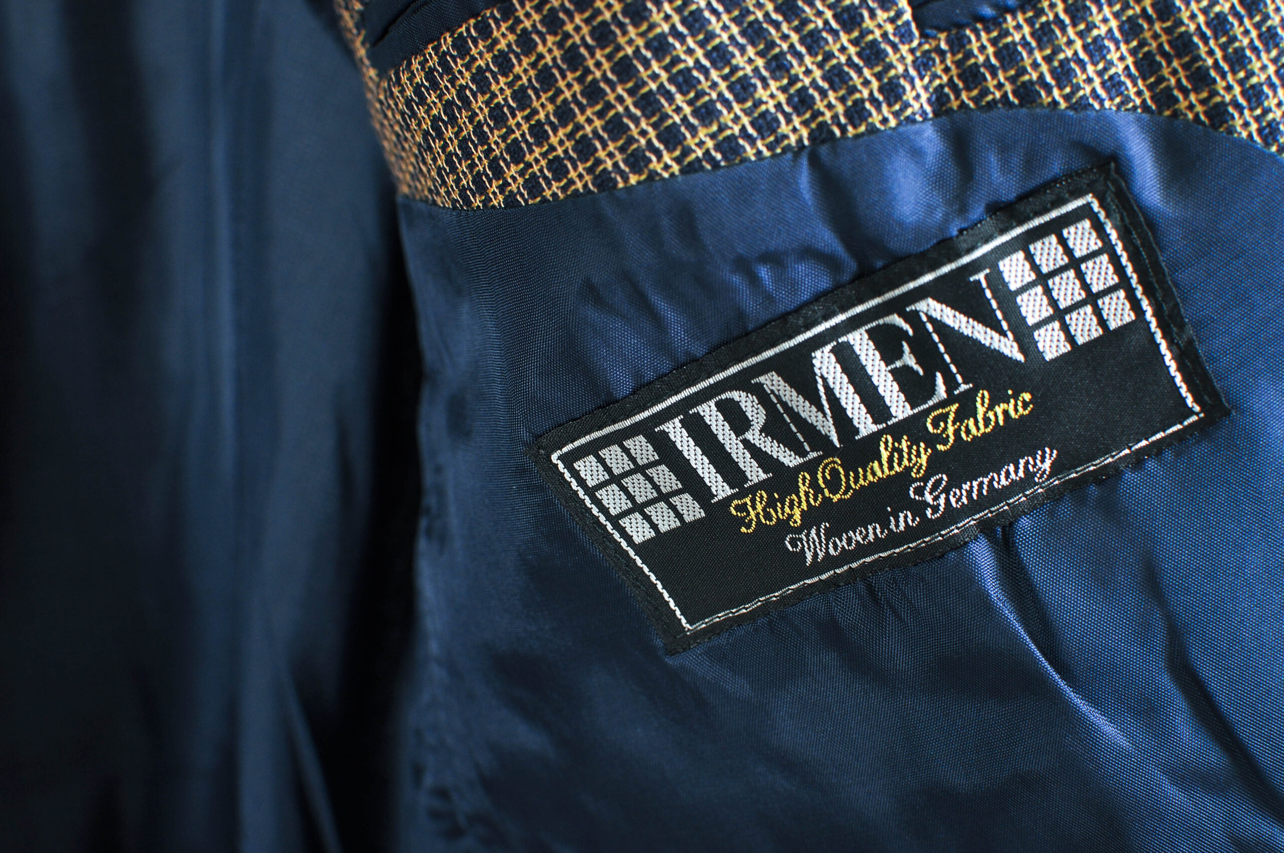 Vintage 90s Cavaliere of Sweden Check Blazer | XL | IRMEN Wool Fabric - Image 5