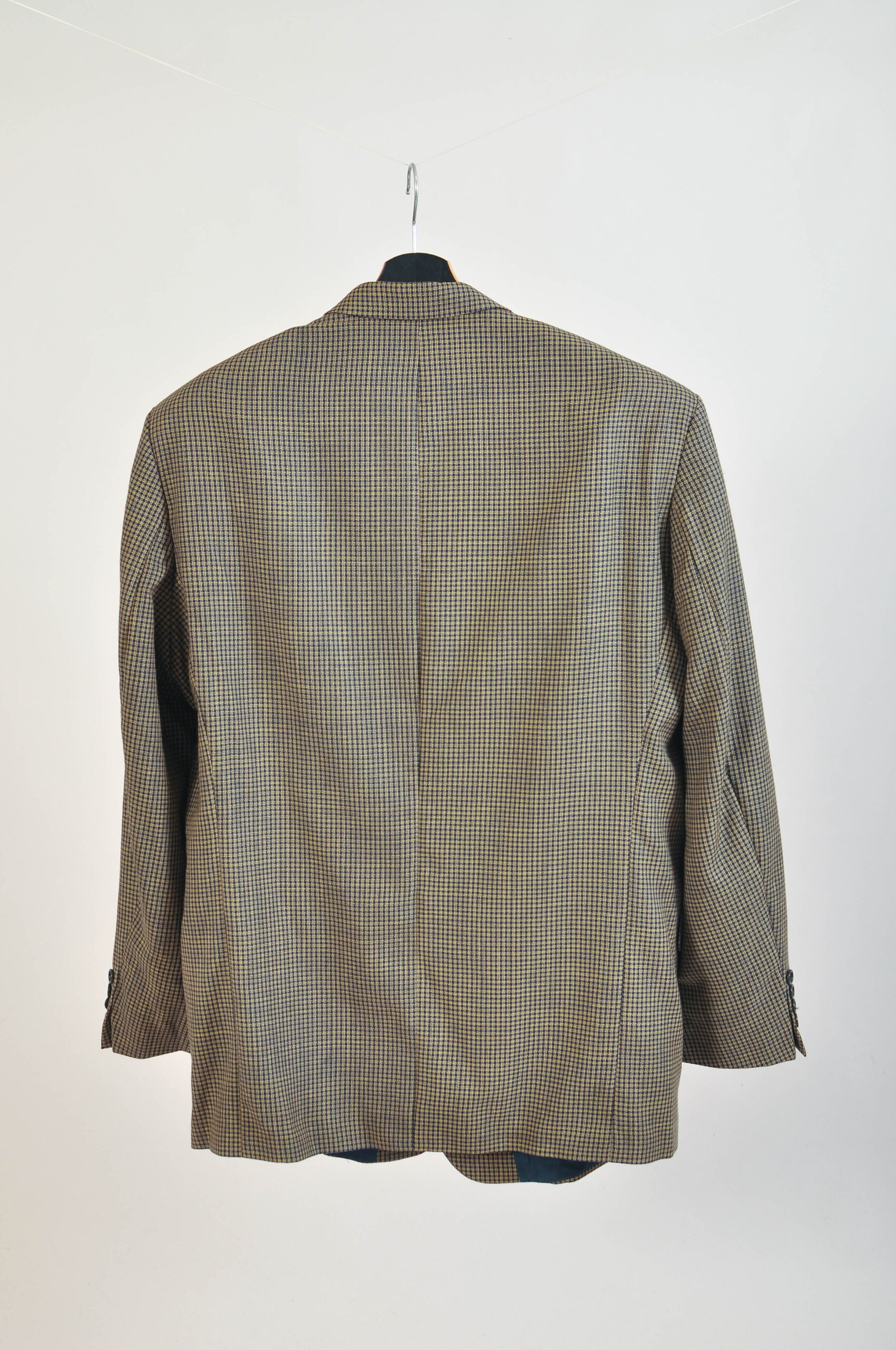 Vintage 90s Cavaliere of Sweden Check Blazer | XL | IRMEN Wool Fabric - Image 6