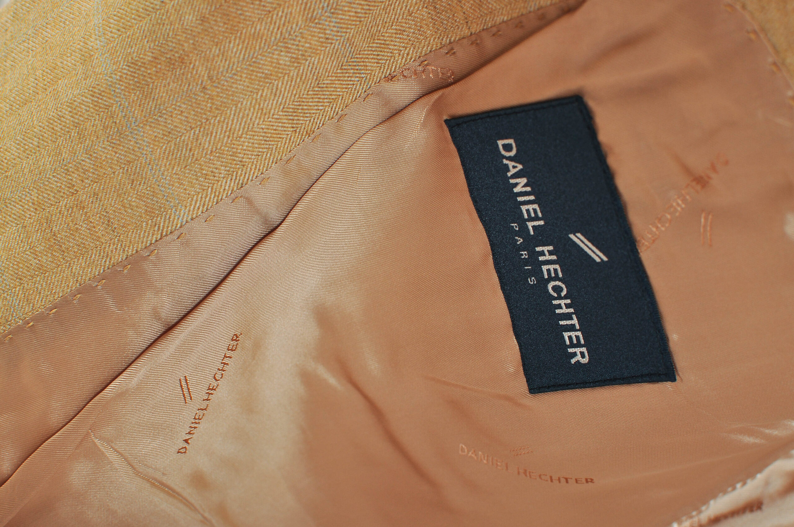 Vintage Y2K Butter Yellow Blazer Jacket | XXL | Daniel Hechter - Image 4