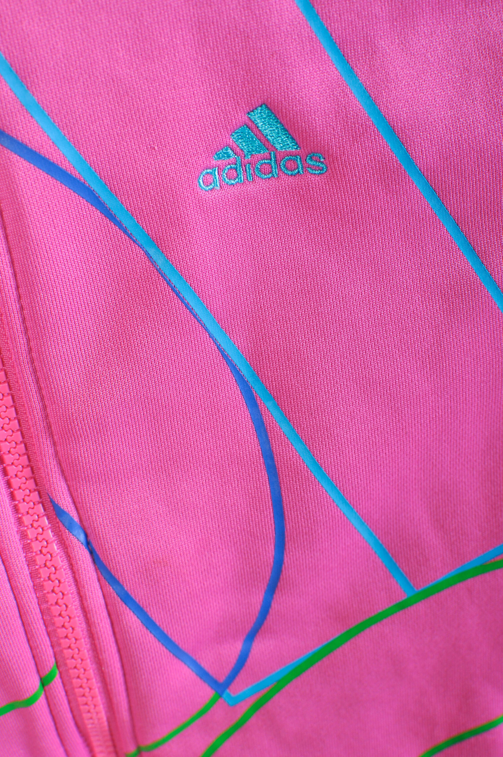 Vintage Y2K Pink Adidas Sweatshirt | Size XS/S - Image 4
