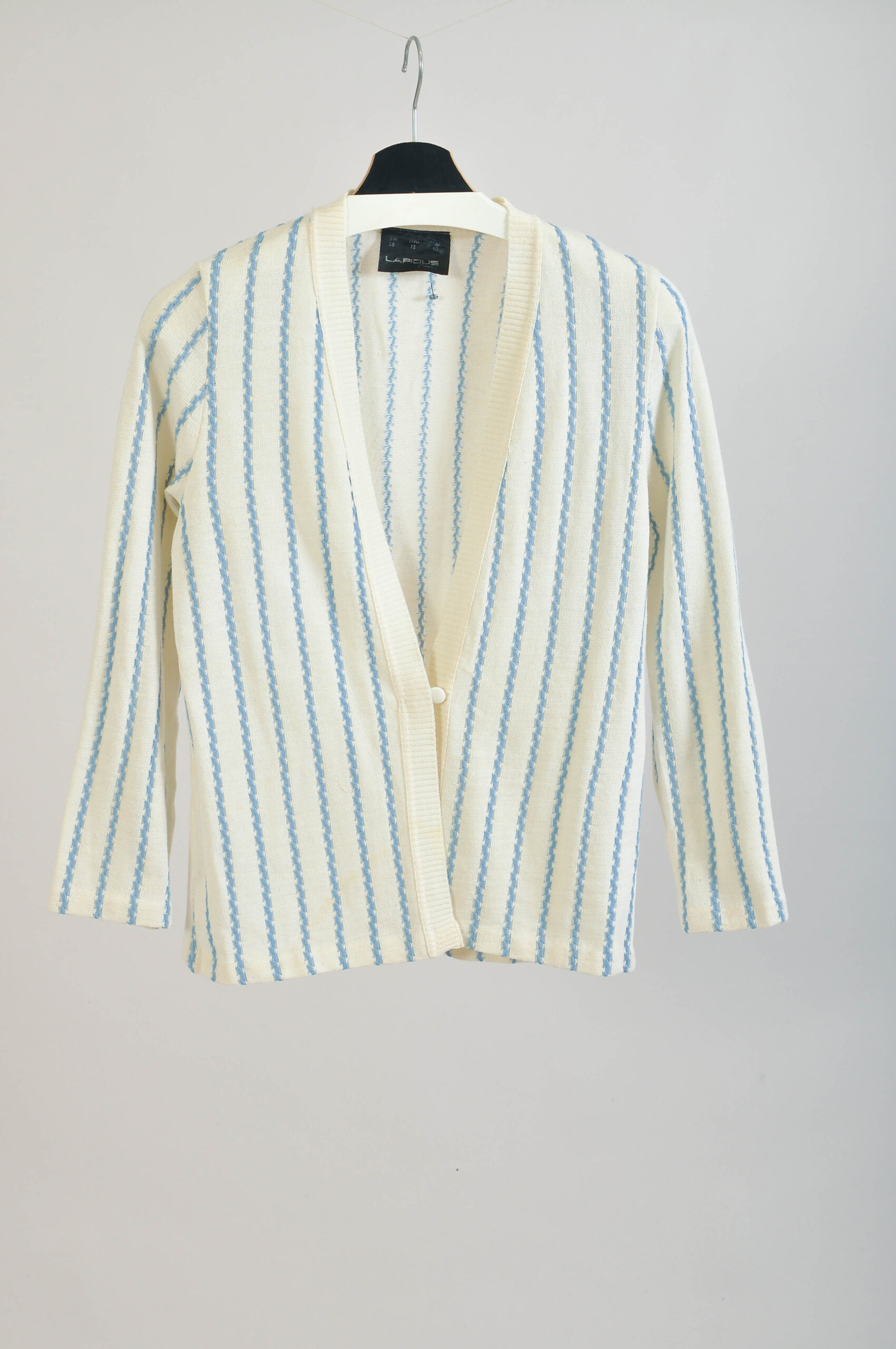Vintage 80s Lapidus Cardigan | Size 38 | Wool Blend Knitwear