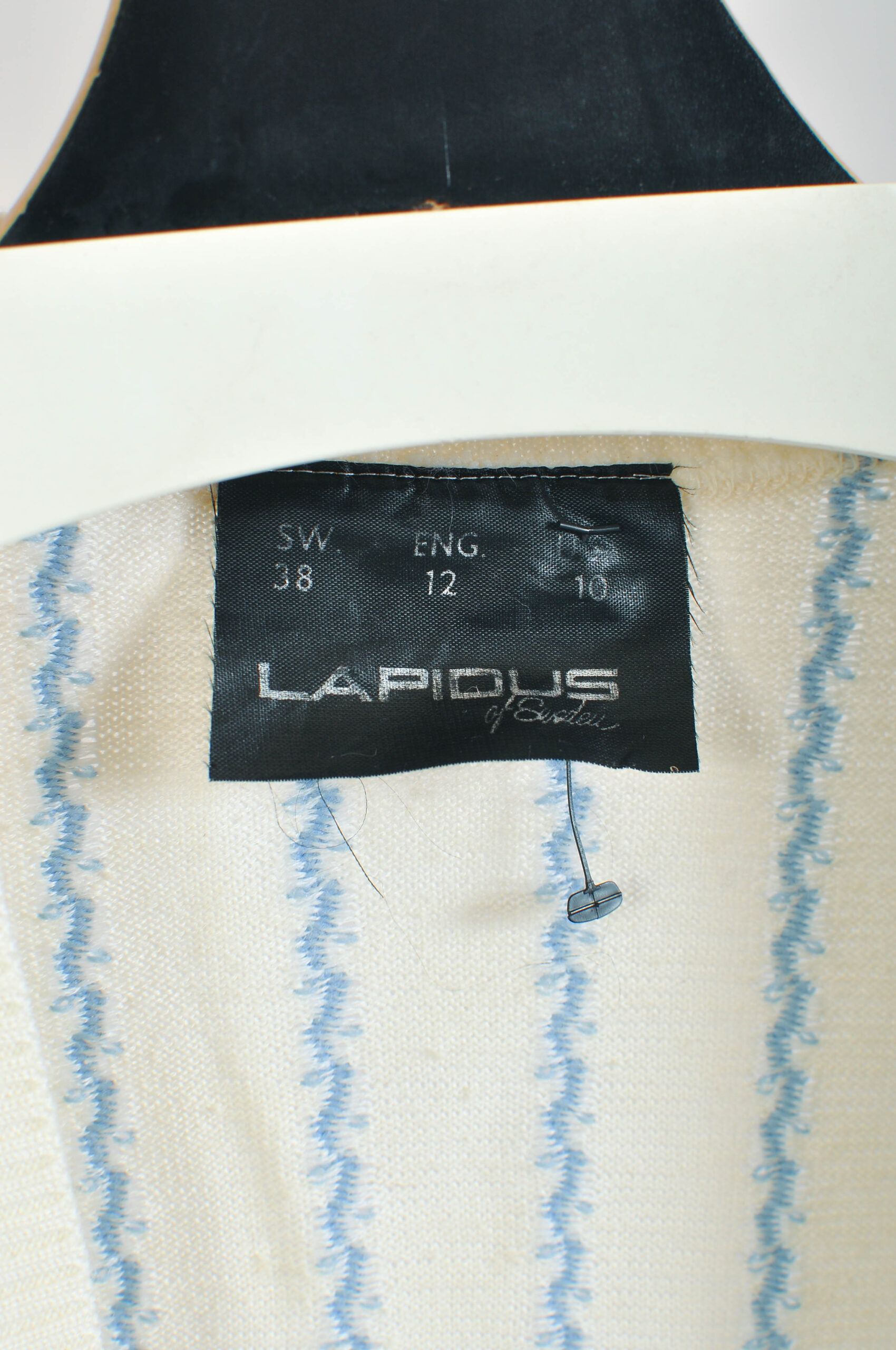 Vintage 80s Lapidus Cardigan | Size 38 | Wool Blend Knitwear - Image 4