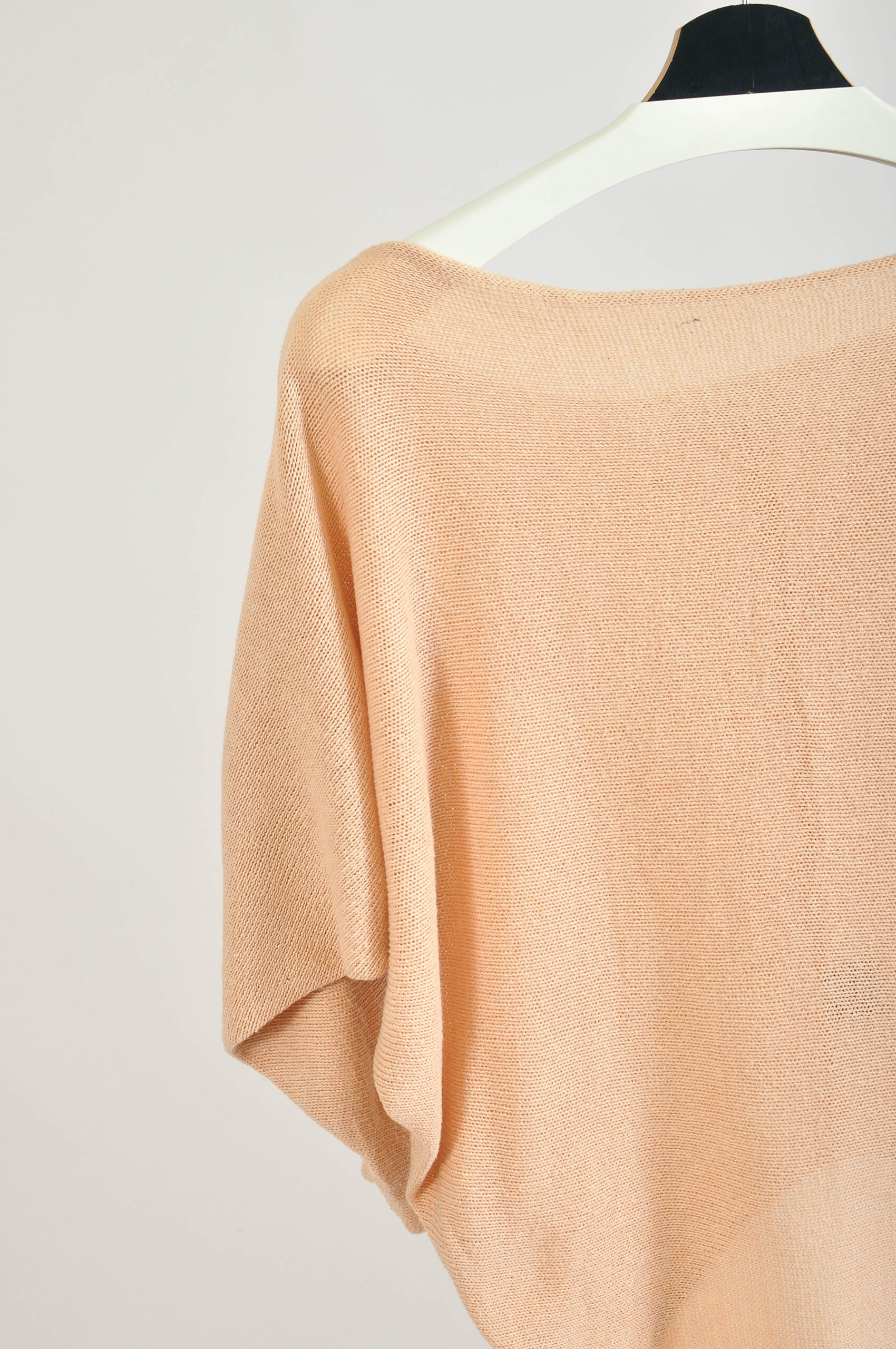 Vintage 00s Light Peach Casual Knitwear | One Size - Image 3