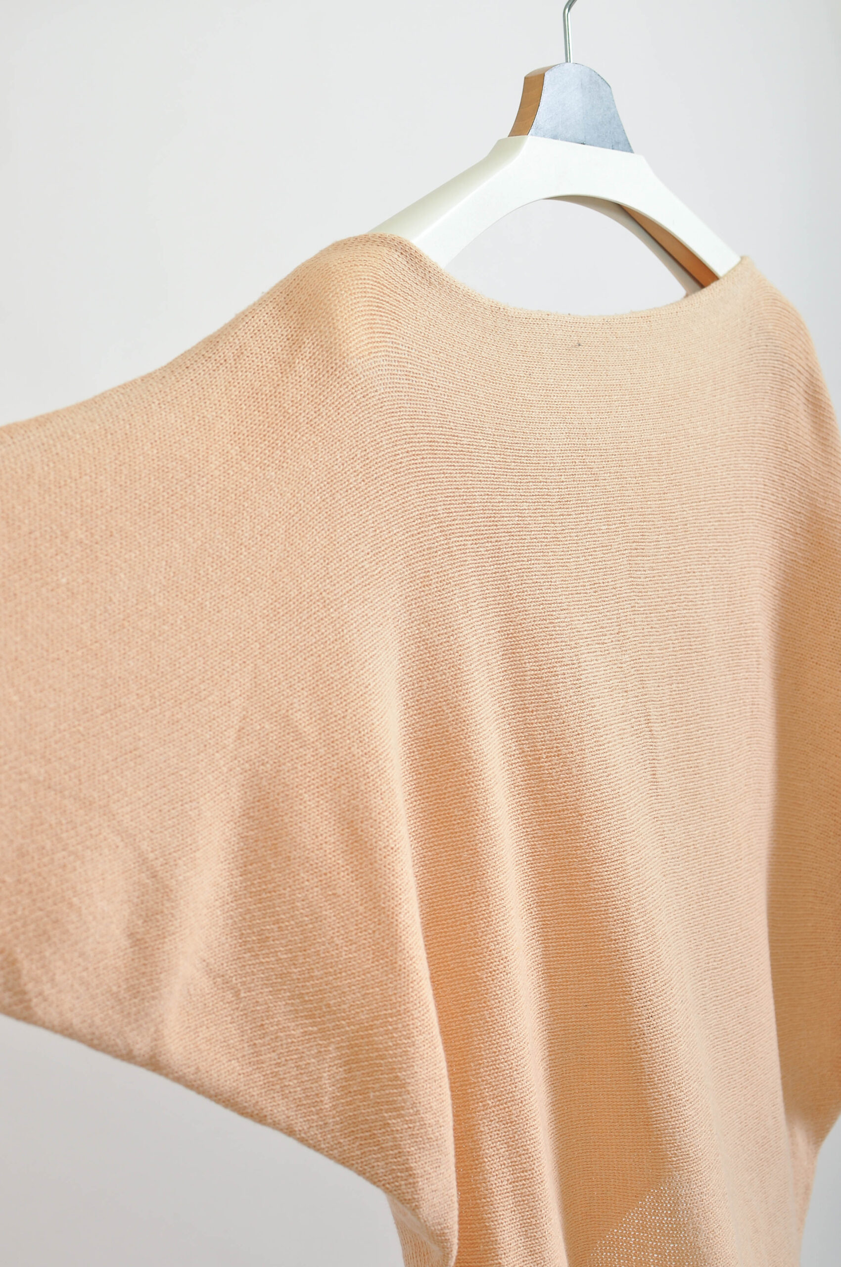 Vintage 00s Light Peach Casual Knitwear | One Size - Image 4