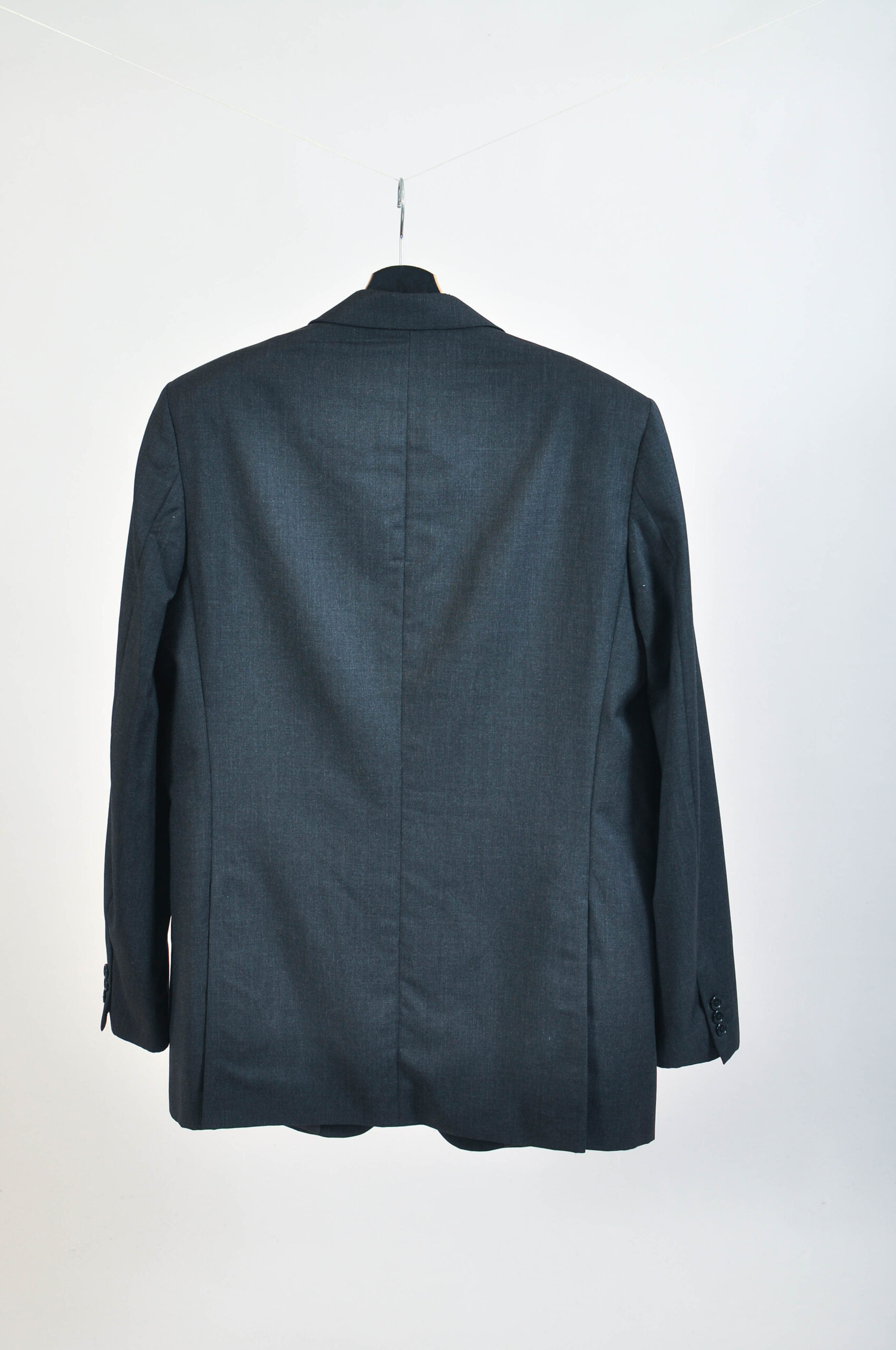 Vintage 90s Grey Classic Wool Suit | Size 52L | Dustin - Image 5