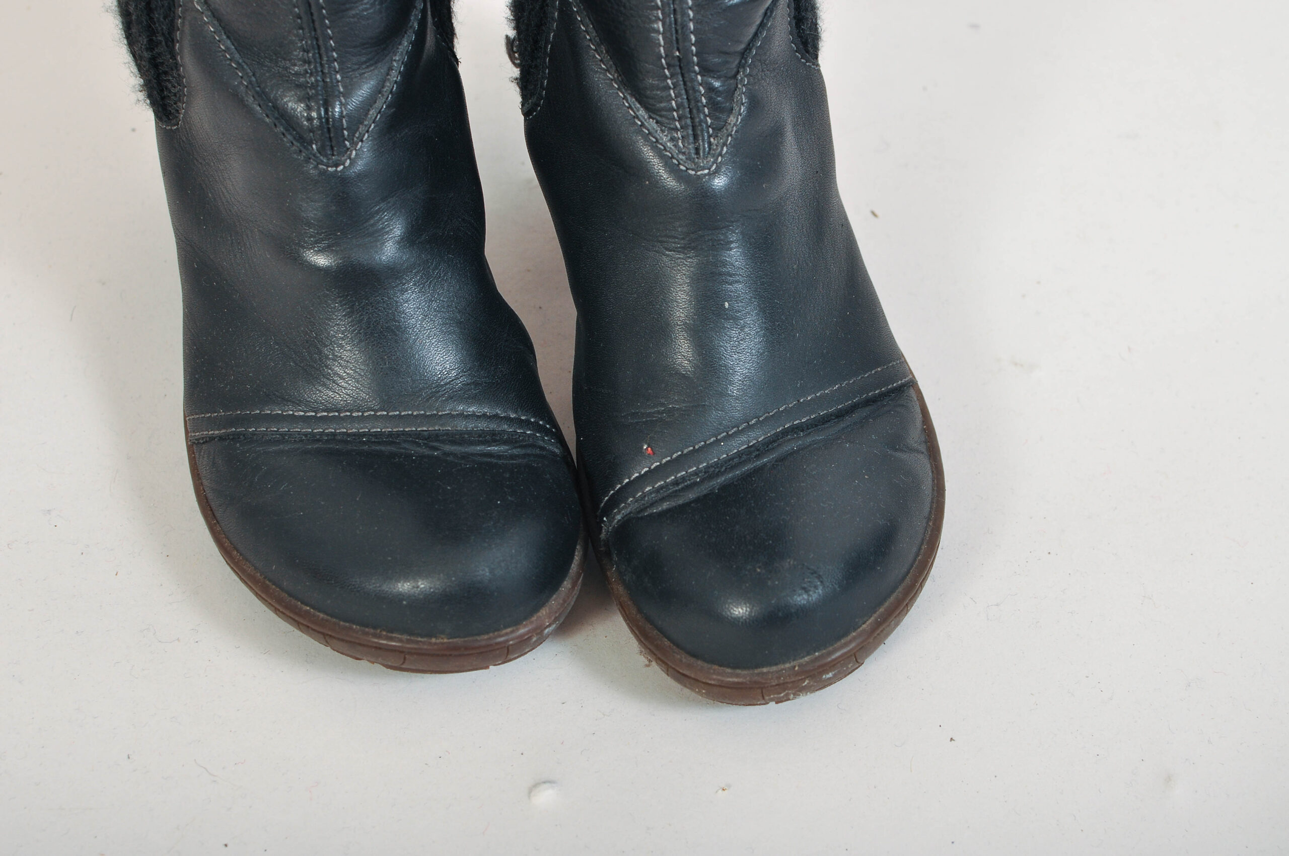 Vintage 00s Art Real Leather Boots | Size 39 | 7.5 cm Heel - Image 6