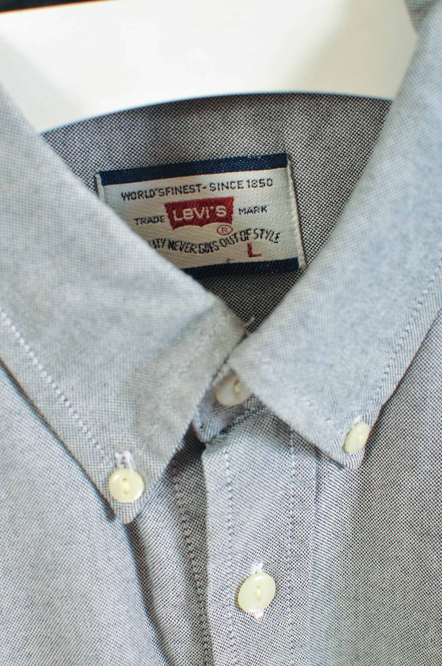 Vintage 00s Levi’s Oversized Shirt | Size L | 100% Cotton - Image 5