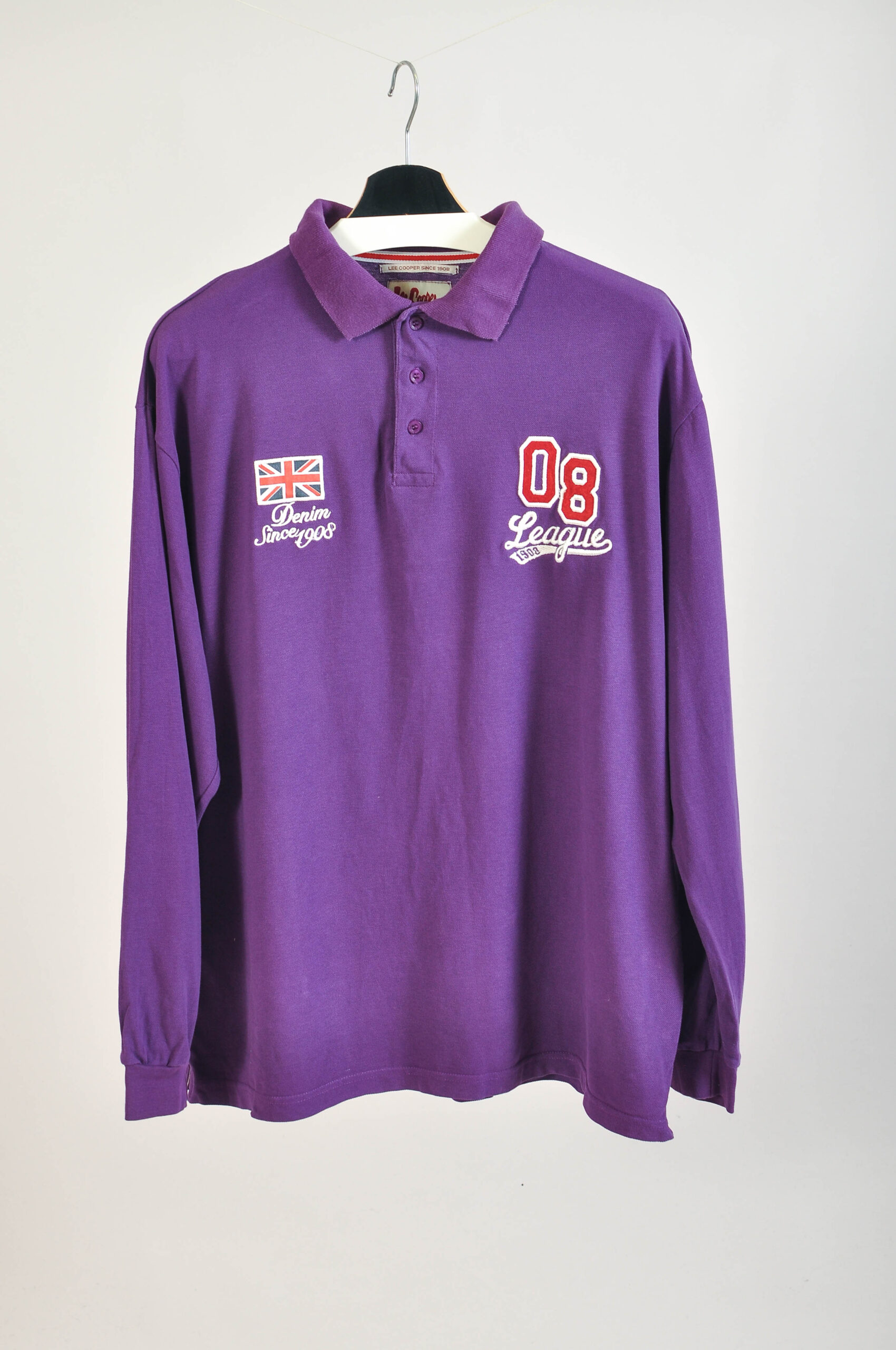 Vintage 00s Lee Cooper Long Sleeve Polo Shirt | Size XXL