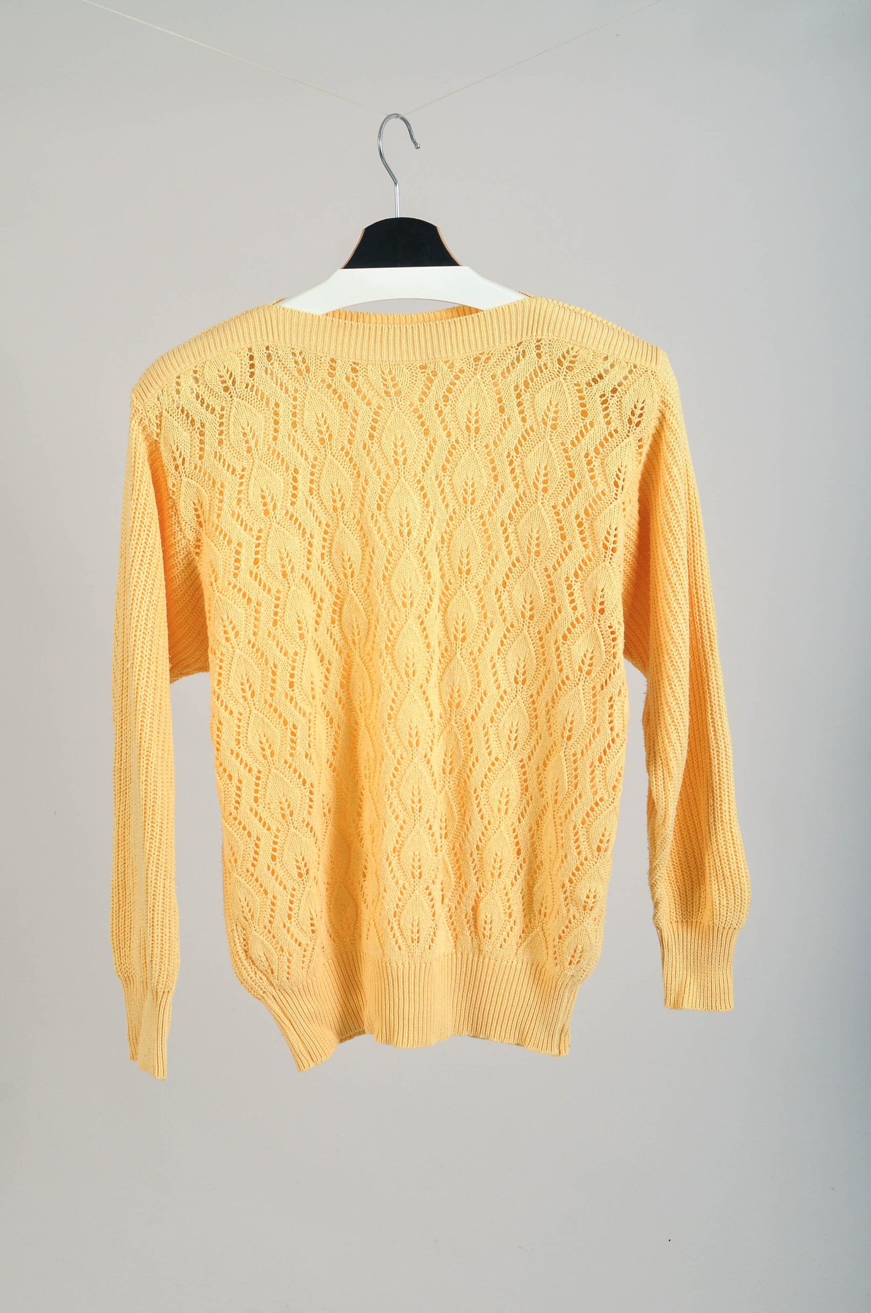 Vintage 90s Yellow Knit Jumper | M/L