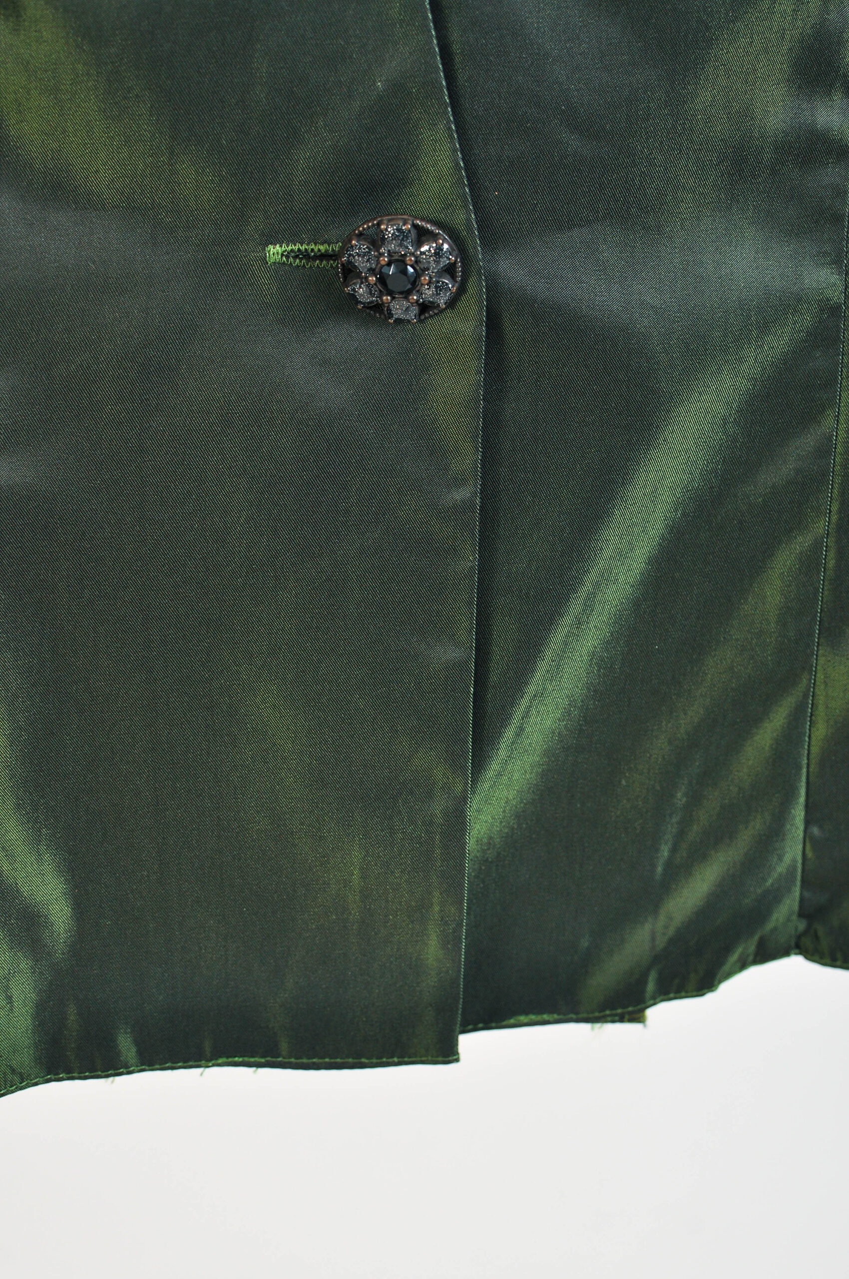 Vintage 90s Mark Adam Dark Green Jacket – Size 36 - Image 3