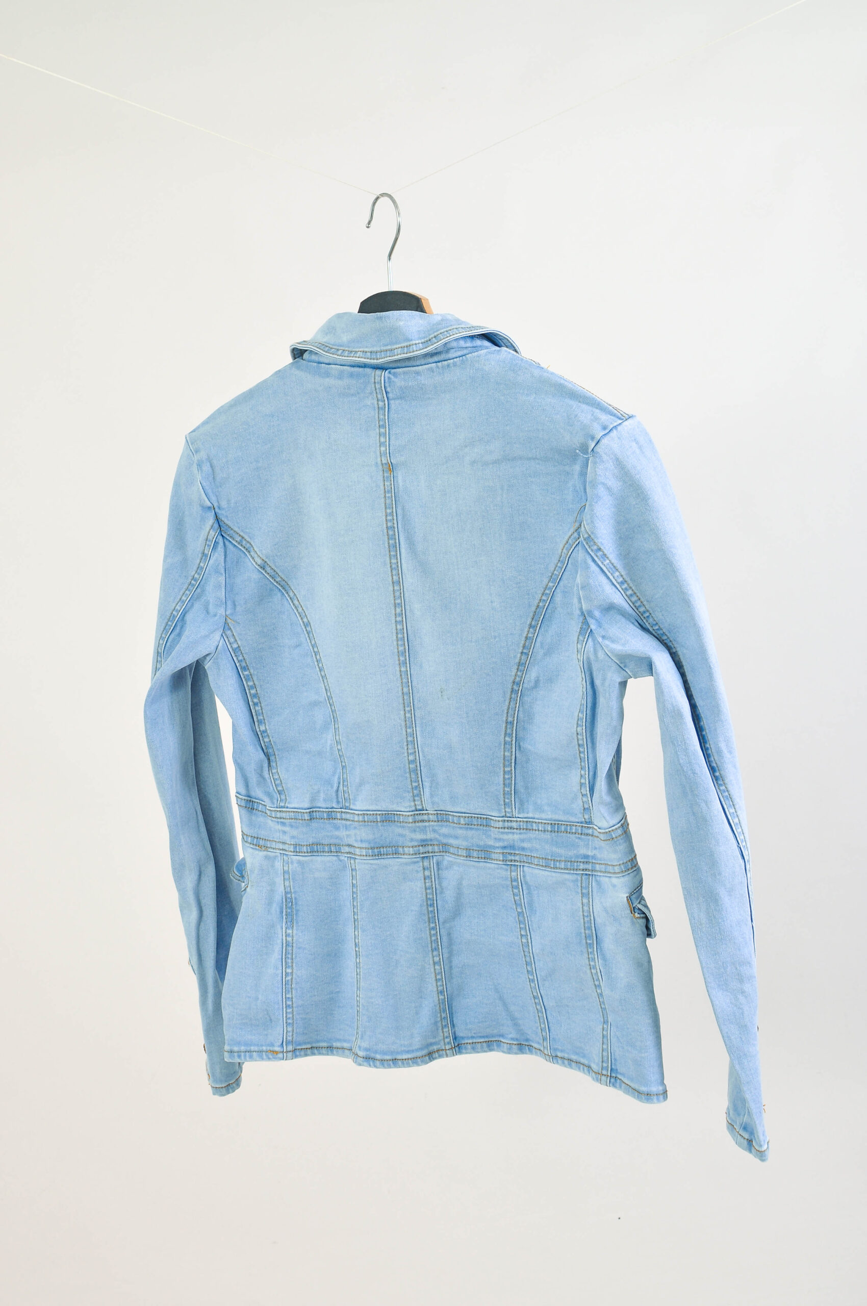 Vintage Refuge Napoleon Style Denim Jacket – S - Image 5