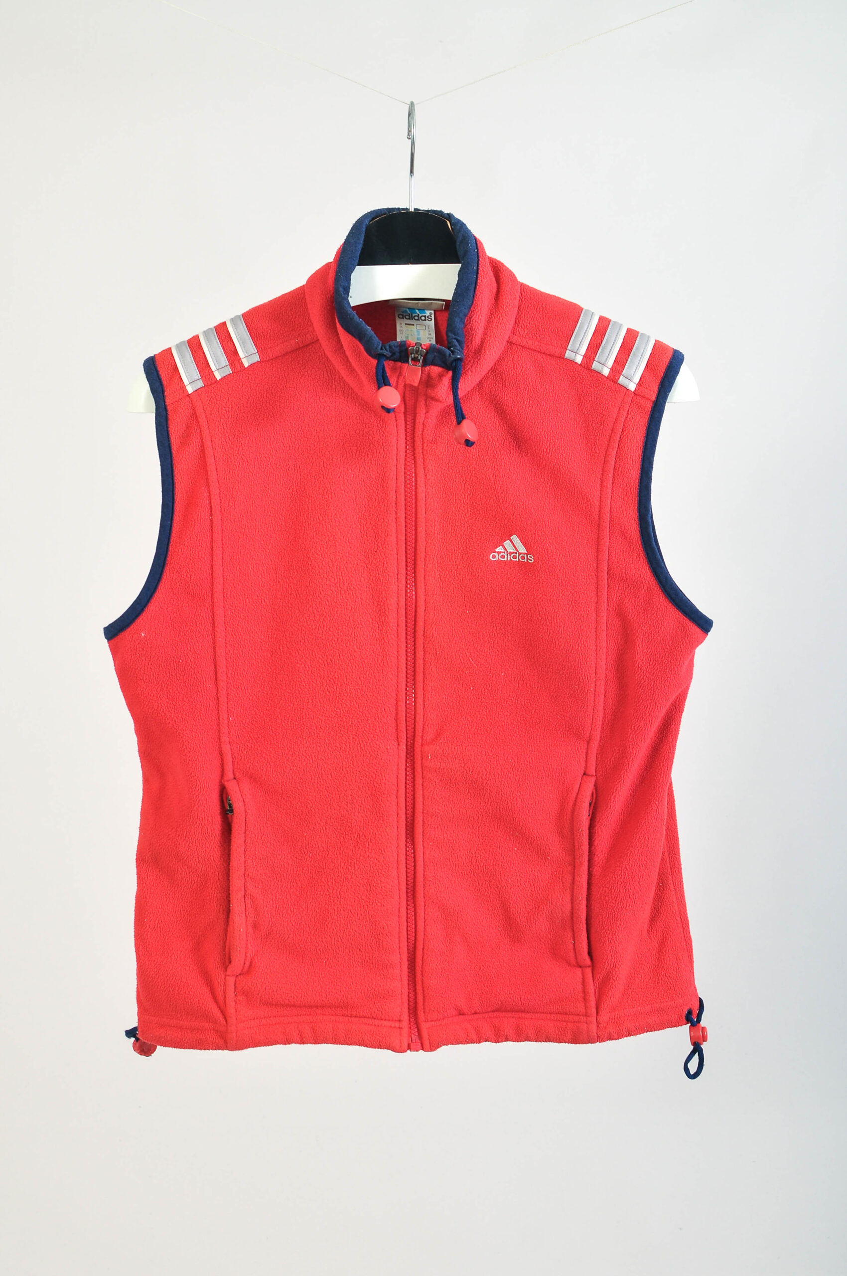 Vintage 00s Adidas Fleece Vest | Size 38