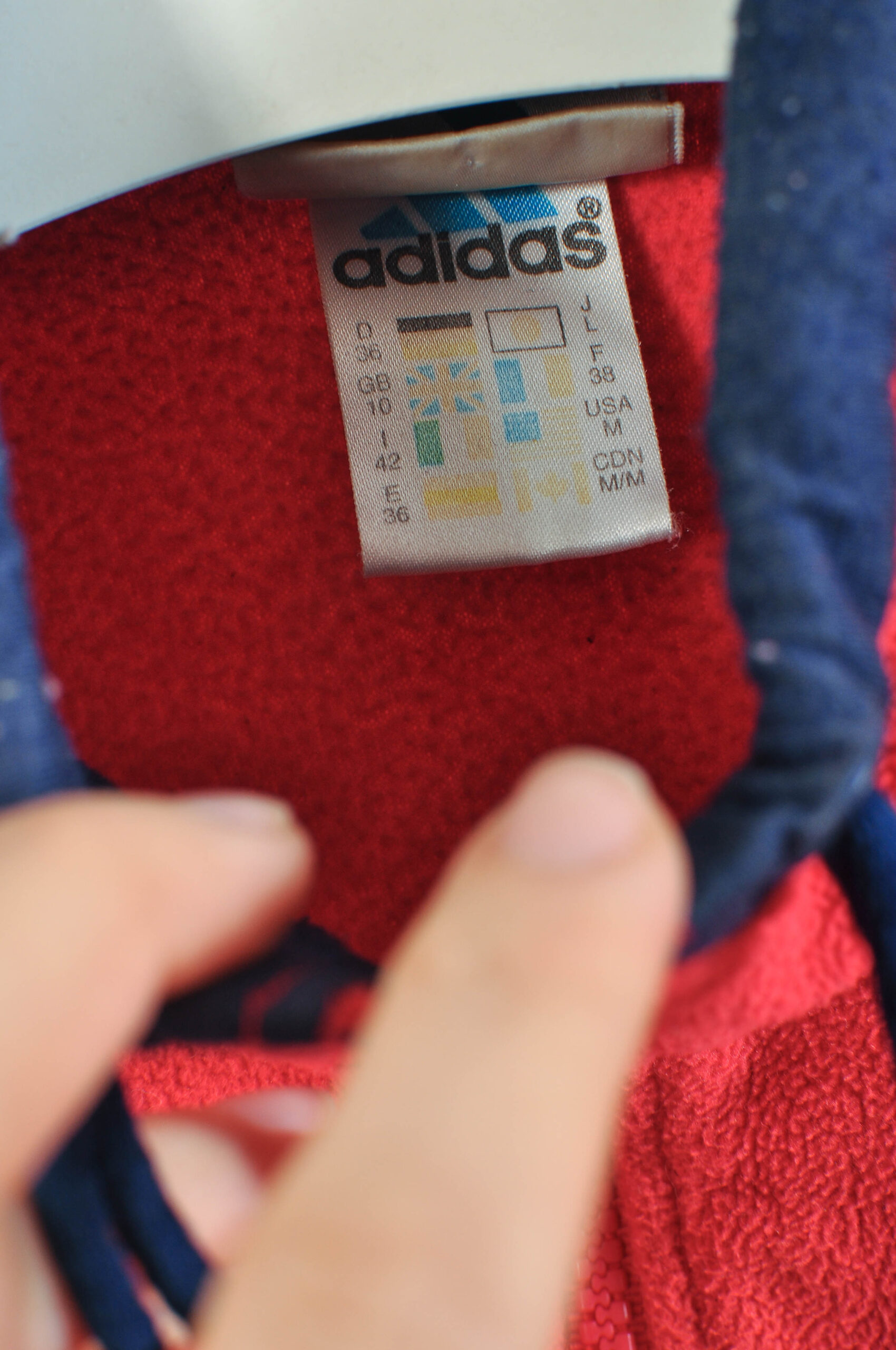 Vintage 00s Adidas Fleece Vest | Size 38 - Image 4