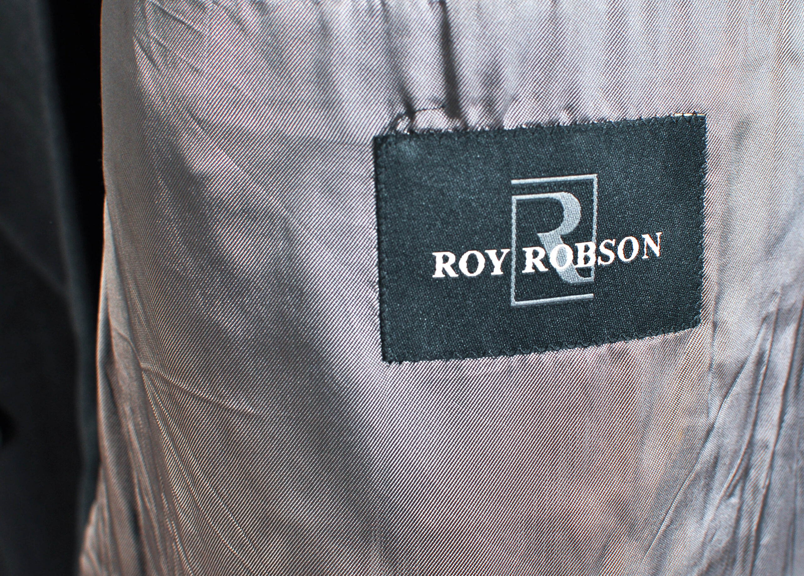 Vintage 80s Roy Robson Double Breasted Grey Wool Suit – L - Image 6