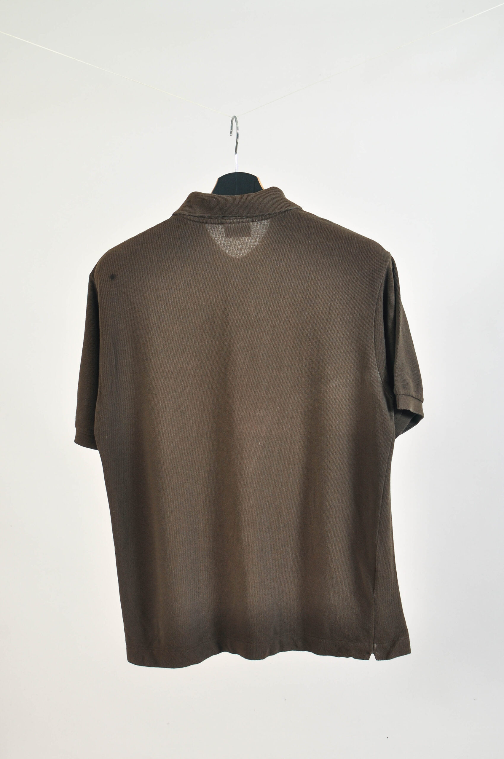 Vintage 90s Lacoste Brown Polo Shirt – M - Image 4