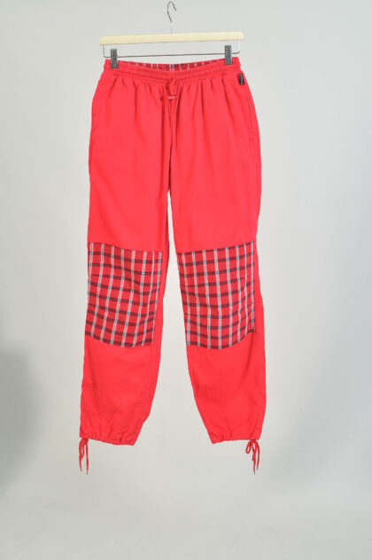 Vintage 90s Red Track Joggers – S
