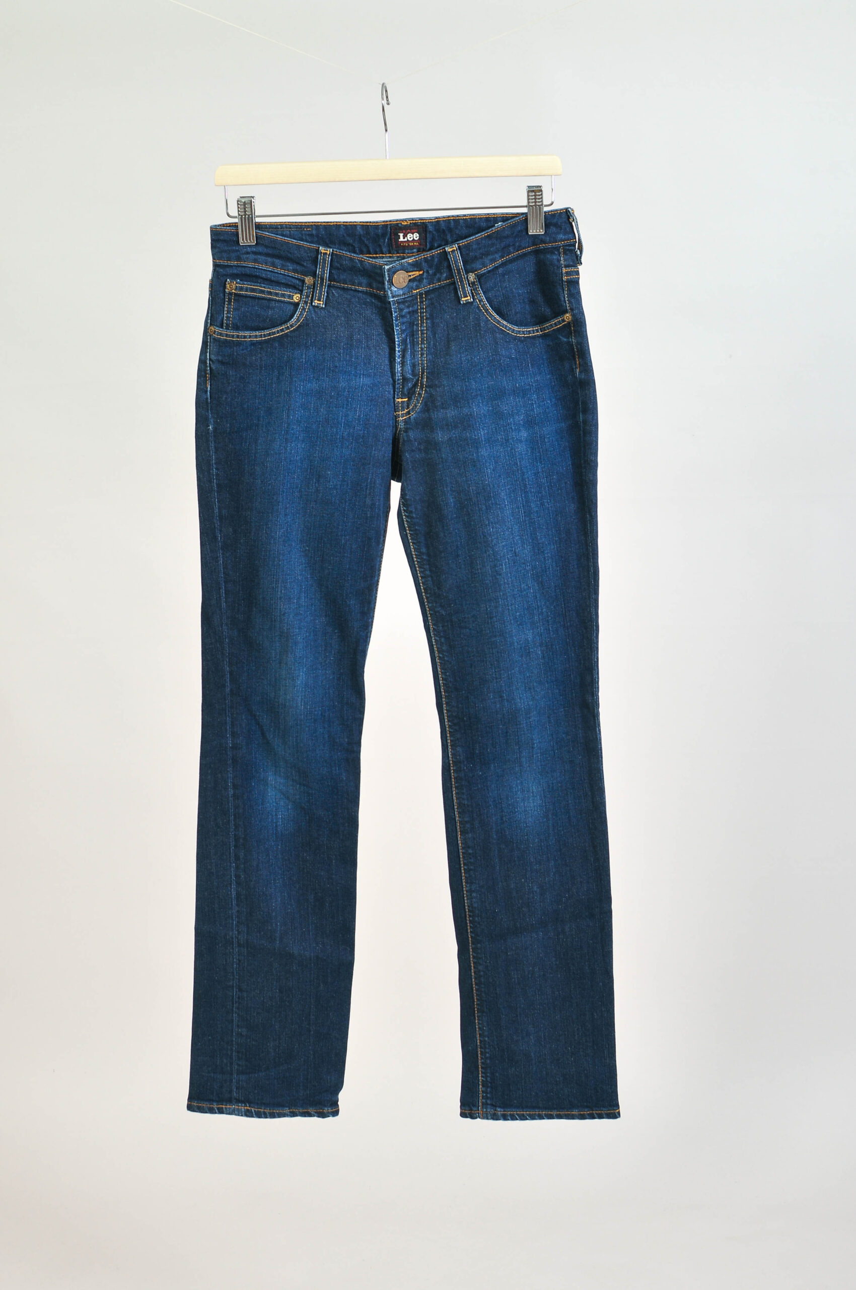 Vintage Y2K Lee Marion Straight Dark Blue Jeans 28/31