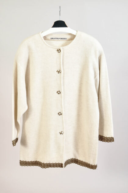 Vintage 90s Krustrup Design Cream Jacket – XL