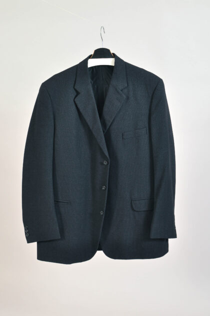 Vintage 60s West Point Dark Grey Wool Blazer – XL