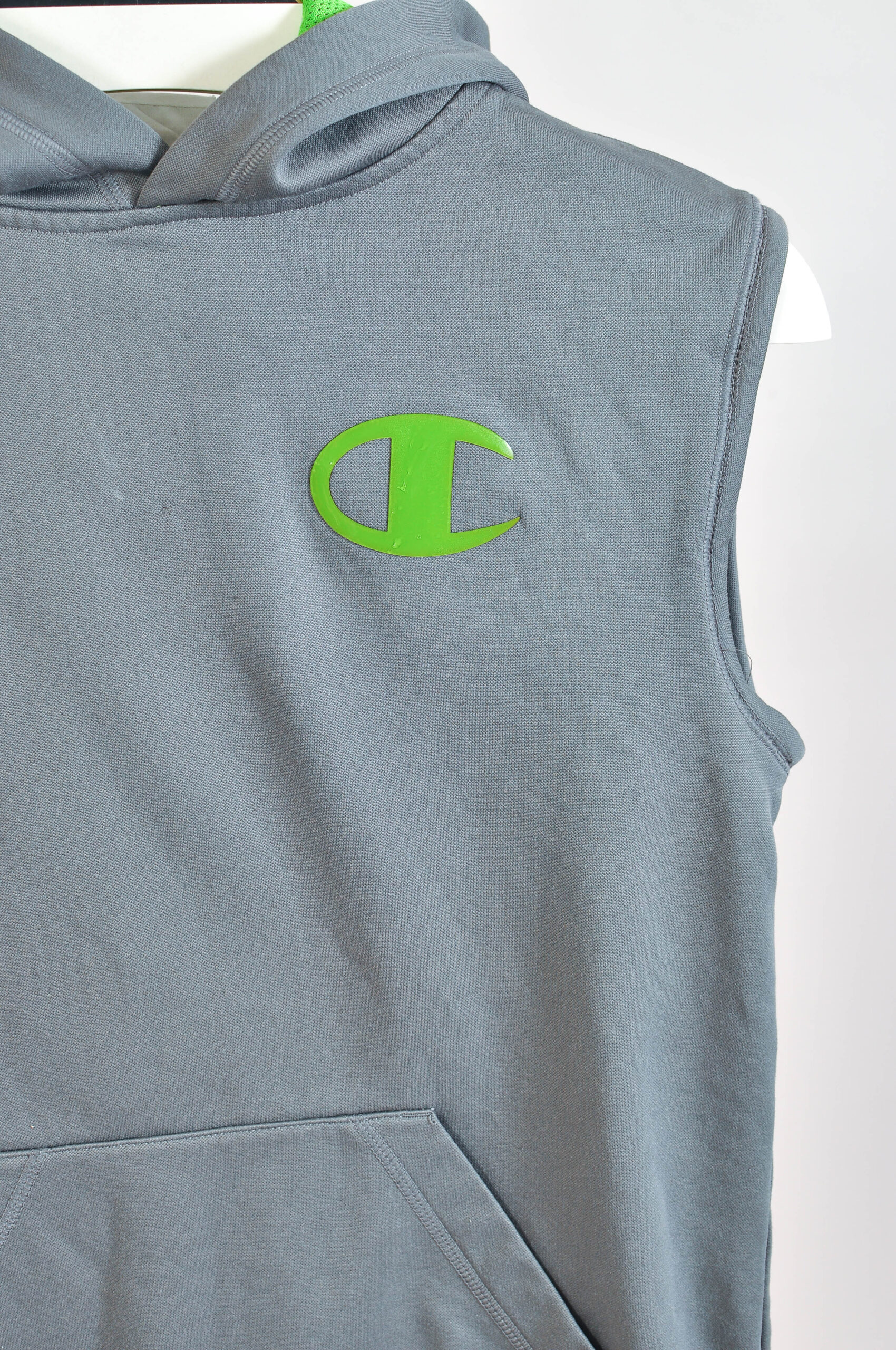 Vintage Y2K Champion Sleeveless Hoodie – S - Image 3