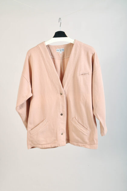 Vintage 90s Peach Cotton Sweatshirt | 38/40