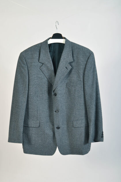 Vintage 90s Grey Blazer Jacket | XXL