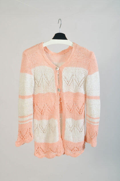 Vintage 00s Y2K Hand Knitted Cardigan | S
