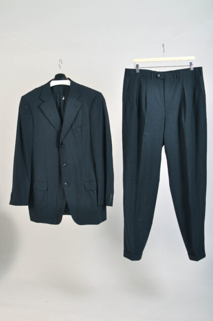 Vintage 00s Y2K Ermenegildo Zegna Wool Suit | XL