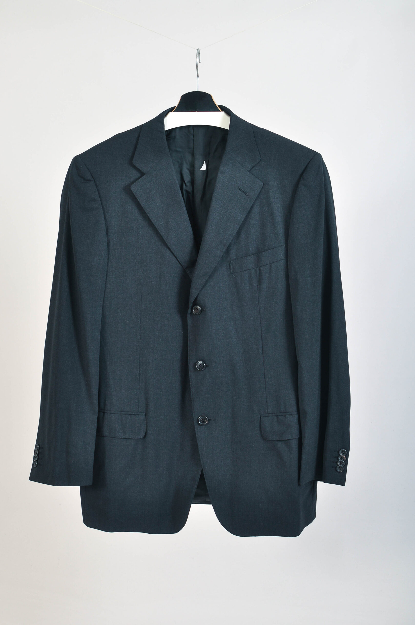 Vintage 00s Y2K Ermenegildo Zegna Wool Suit | XL - Image 3