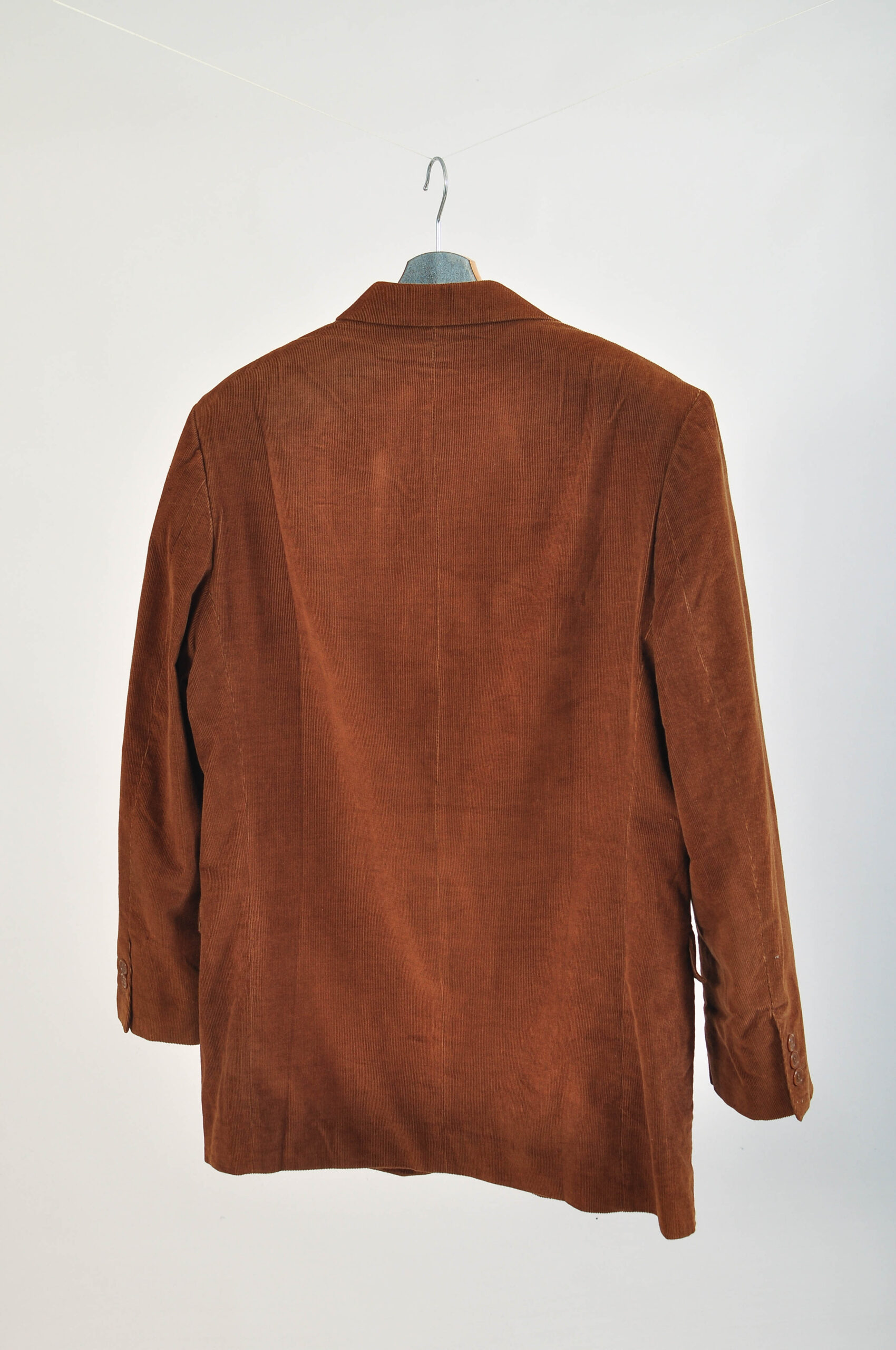 Vintage Y2K Brown Corduroy Jacket – XL - Image 4