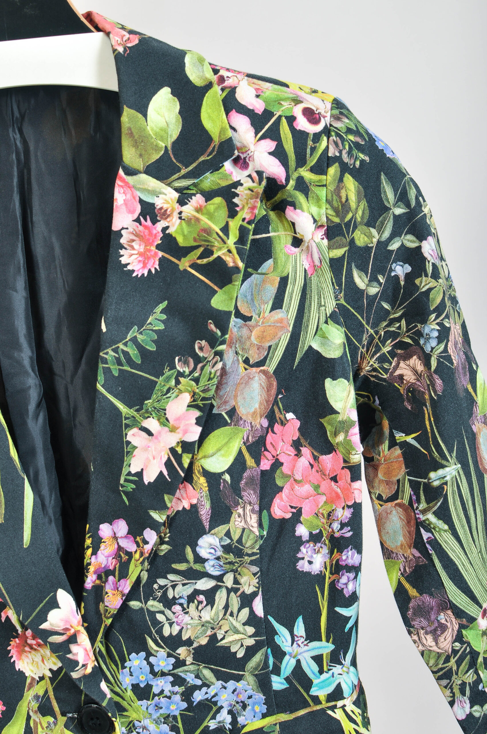 Vintage Y2K Italian Floral Blazer Jacket – S - Image 3