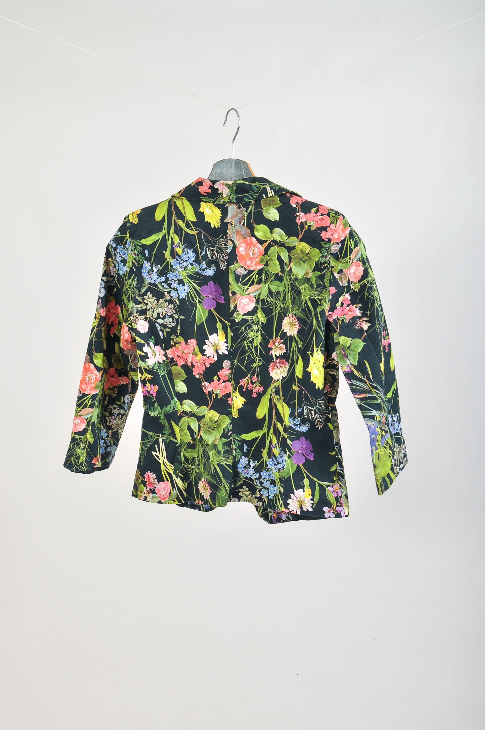 Vintage Y2K Italian Floral Blazer Jacket – S - Image 4