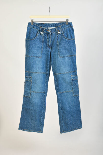 Vintage Y2K Cargo Jeans – L Relaxed Fit